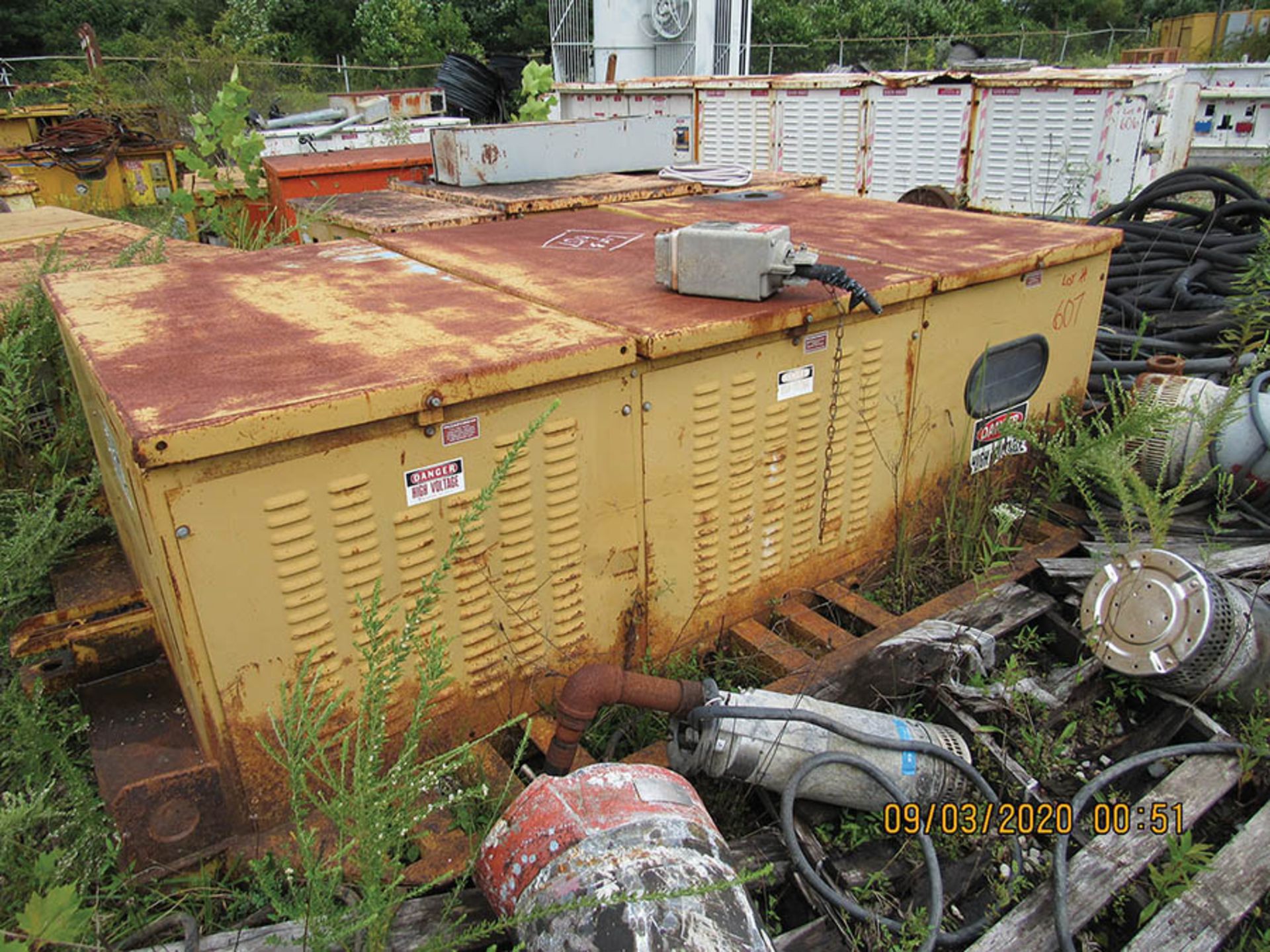 AMERICAN ELECTRICAL EQUIPMENT POWER CENTER, 300 KVA, 7,200-480 VOLTS, S/N 12,785-300-1,298 - Image 5 of 5