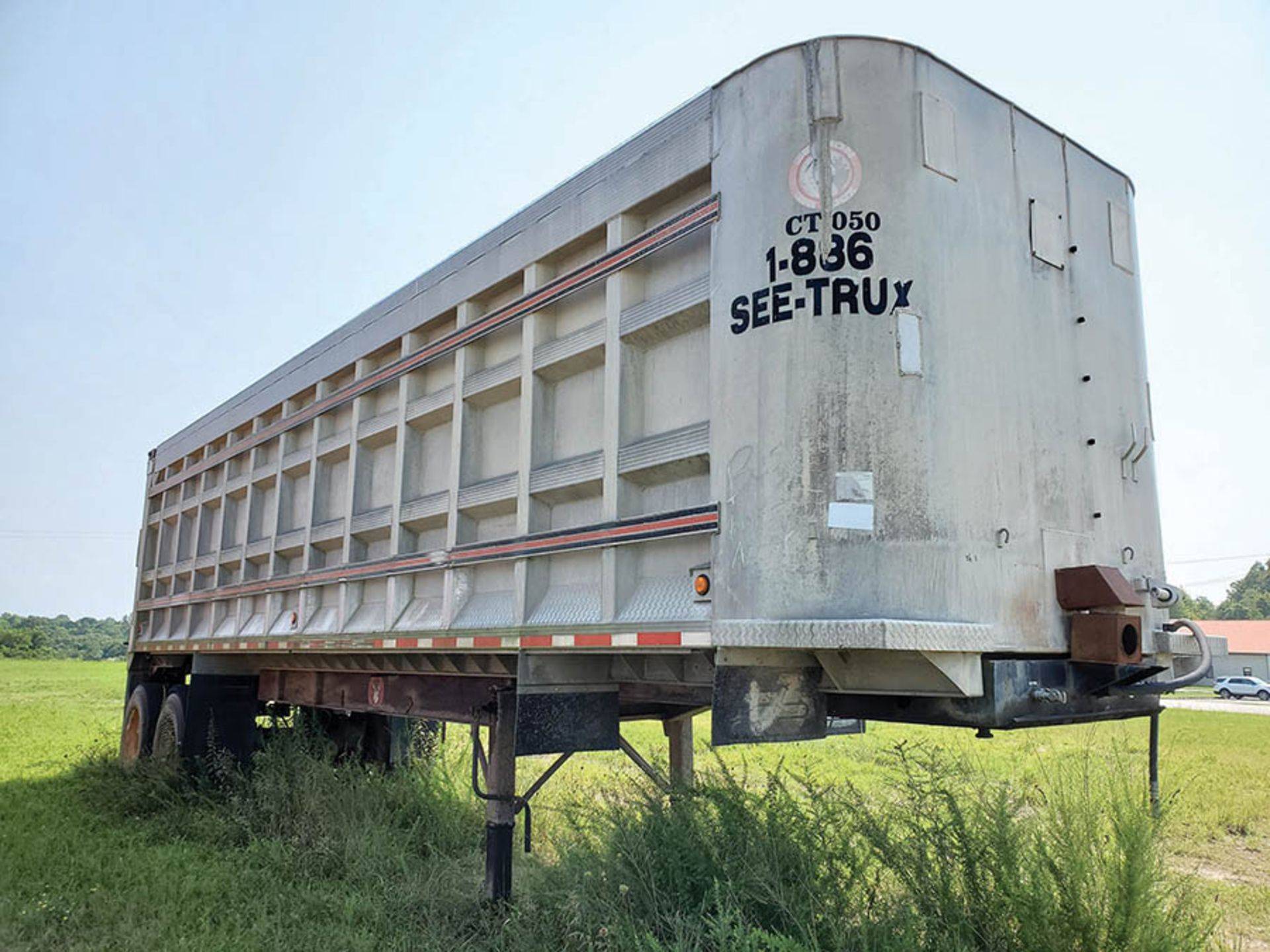 BENSON HYDRAULIC END DUMP T/A ALUMINUM TRAILER, VIN, KCT 050A, LOCATION: MARCO SHOP ***DELAYED TITL - Image 6 of 7