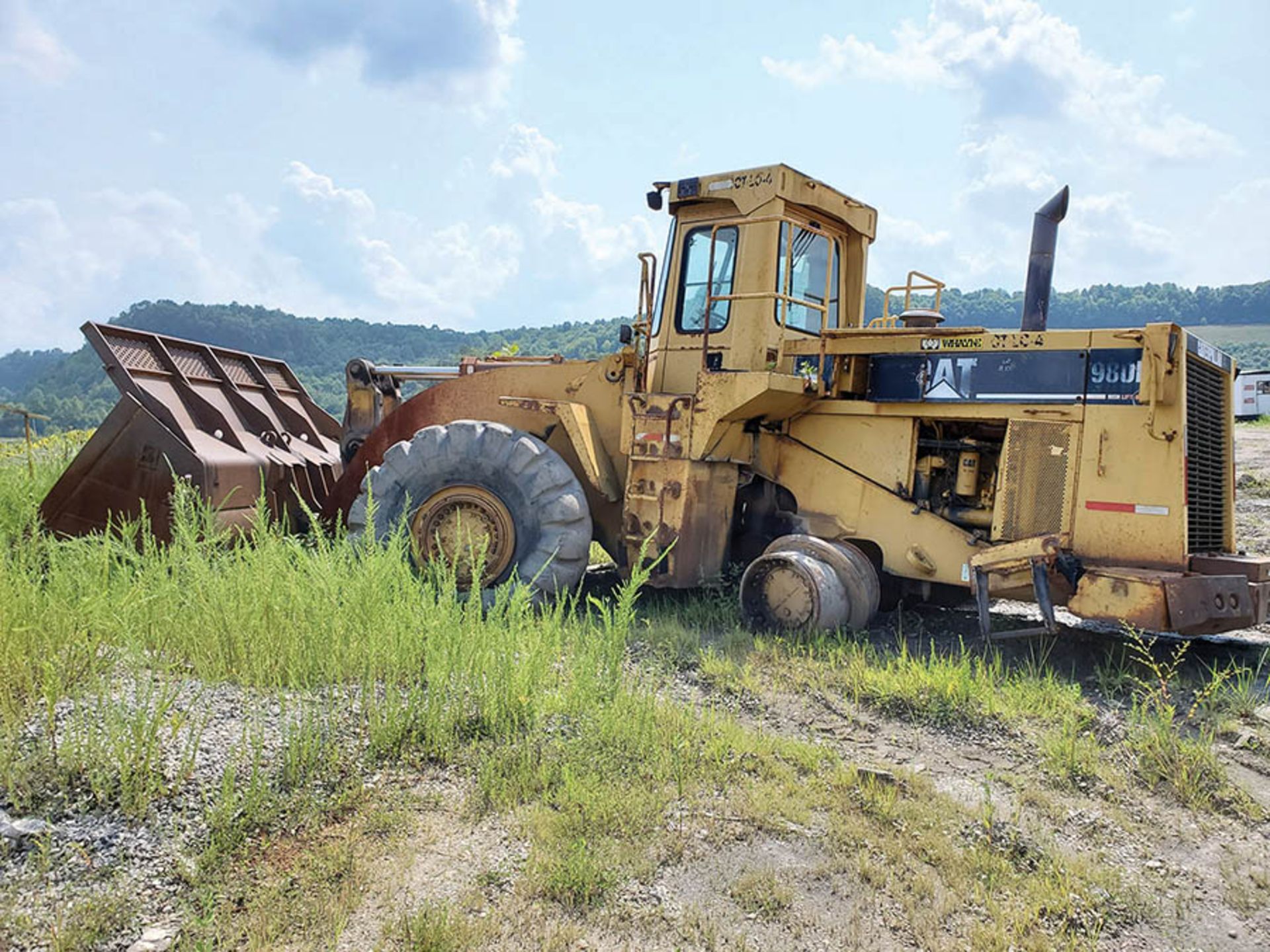 CATERPILLAR 980F HIGH LIFT WHEEL LOADER, S/N: 8W00966, 79,444 HOURS SHOWING, CAT 6-CYLINDER TURBO