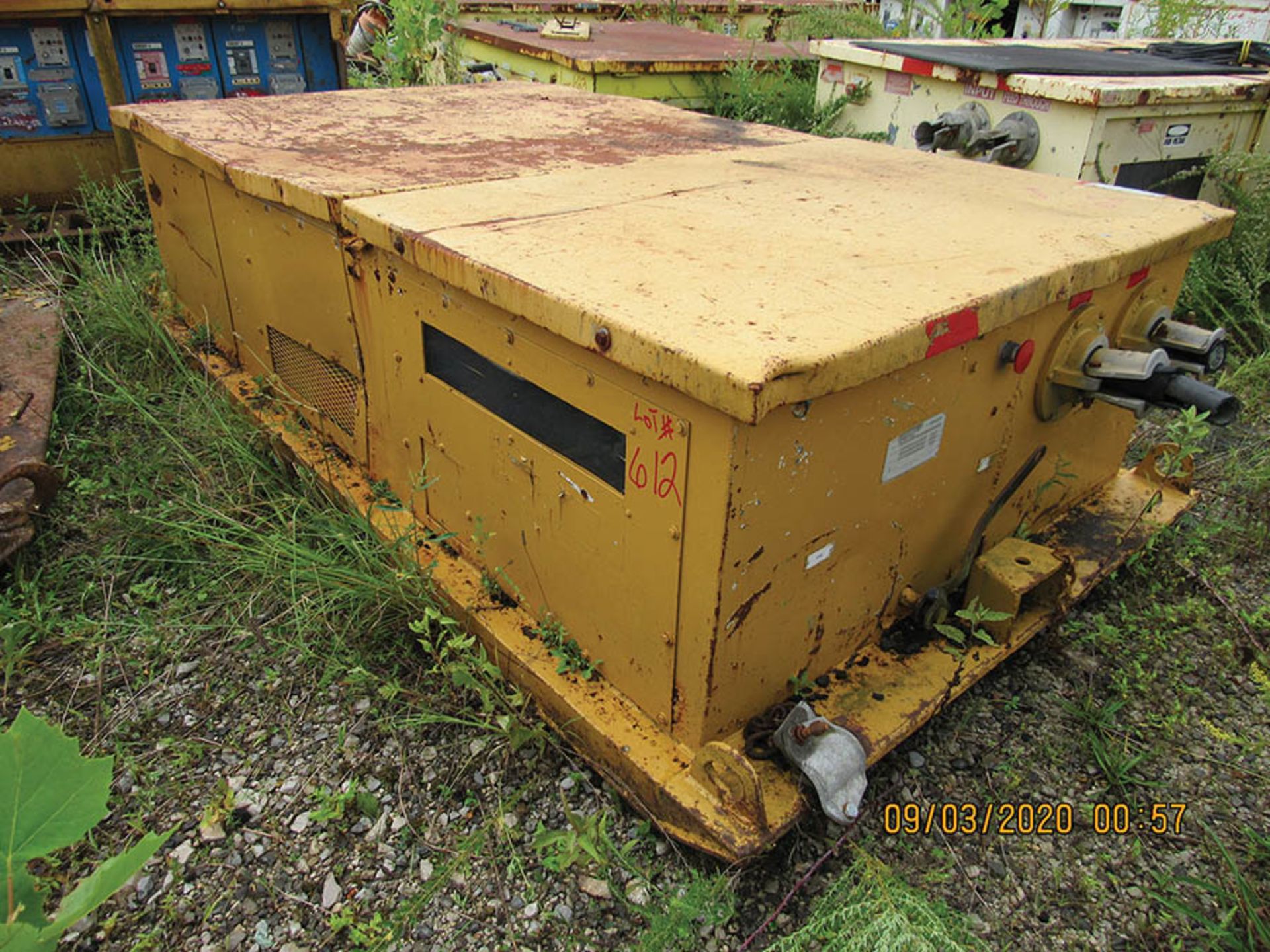 LINE POWER POWER CENTER, MODEL 300 PBC, S/N 9629, 300 KVA, INPUT VOLTS 4,160 VAC, 30 60 HE AC OUT - Image 4 of 5