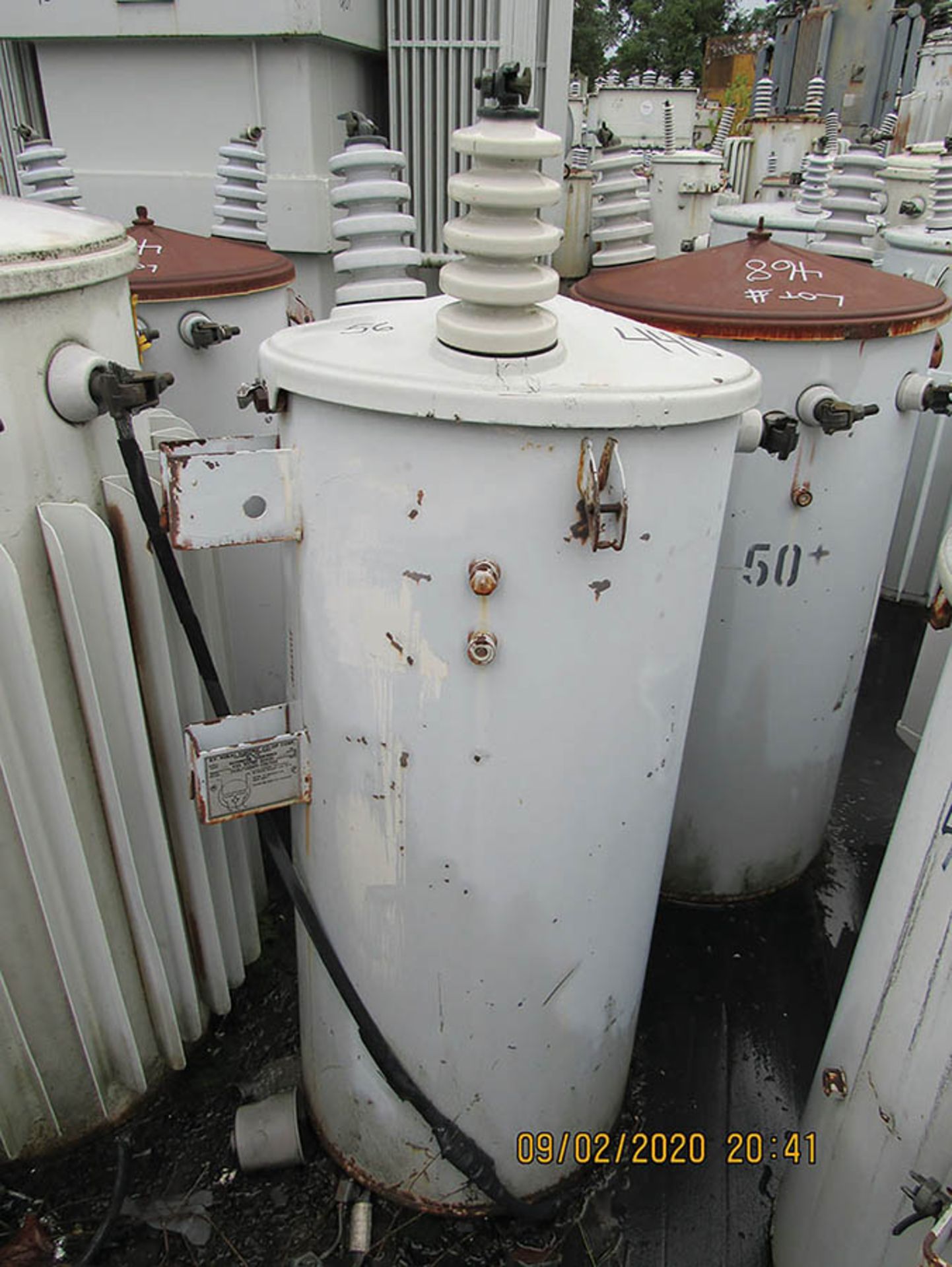 KY RUAL CO. 50 KVA TRANSFORMER, S/N 443978A, 7620/13200T-120/240, 56