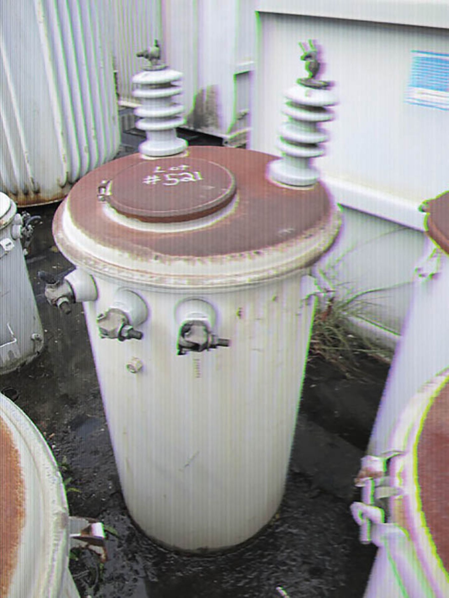 GENERAL ELECTRIC 50 KVA TRANSFORMER, S/N K318312Y71AA, 7,200/12,470Y HV., 240/480 LV., 146