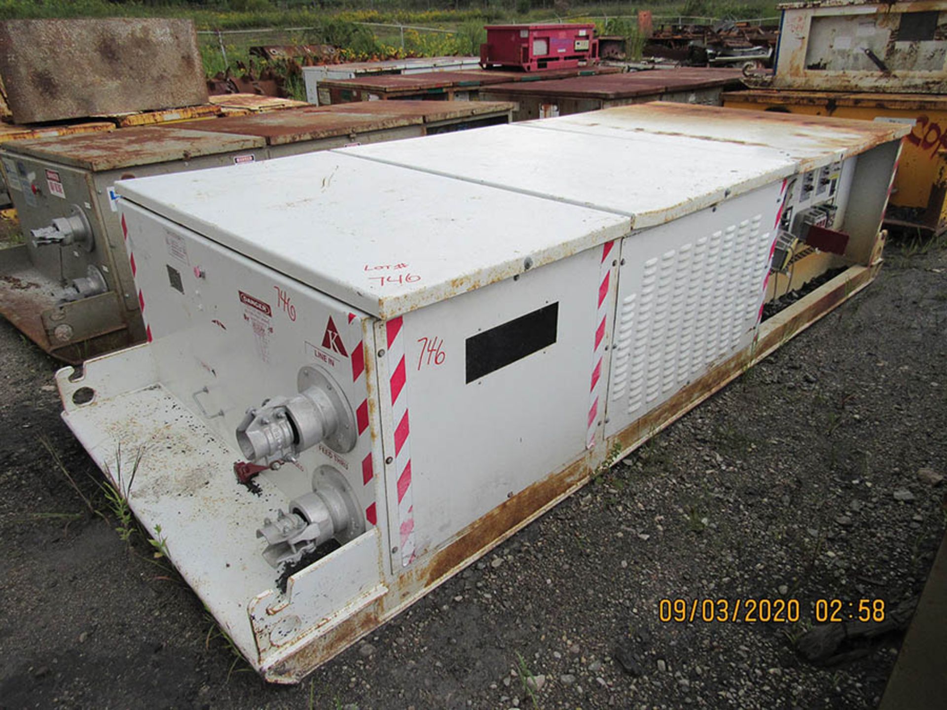 TREY POWER CENTER, MODEL PC12470, S/N 1205 5 300 KVA, 12470 V. - Image 5 of 6