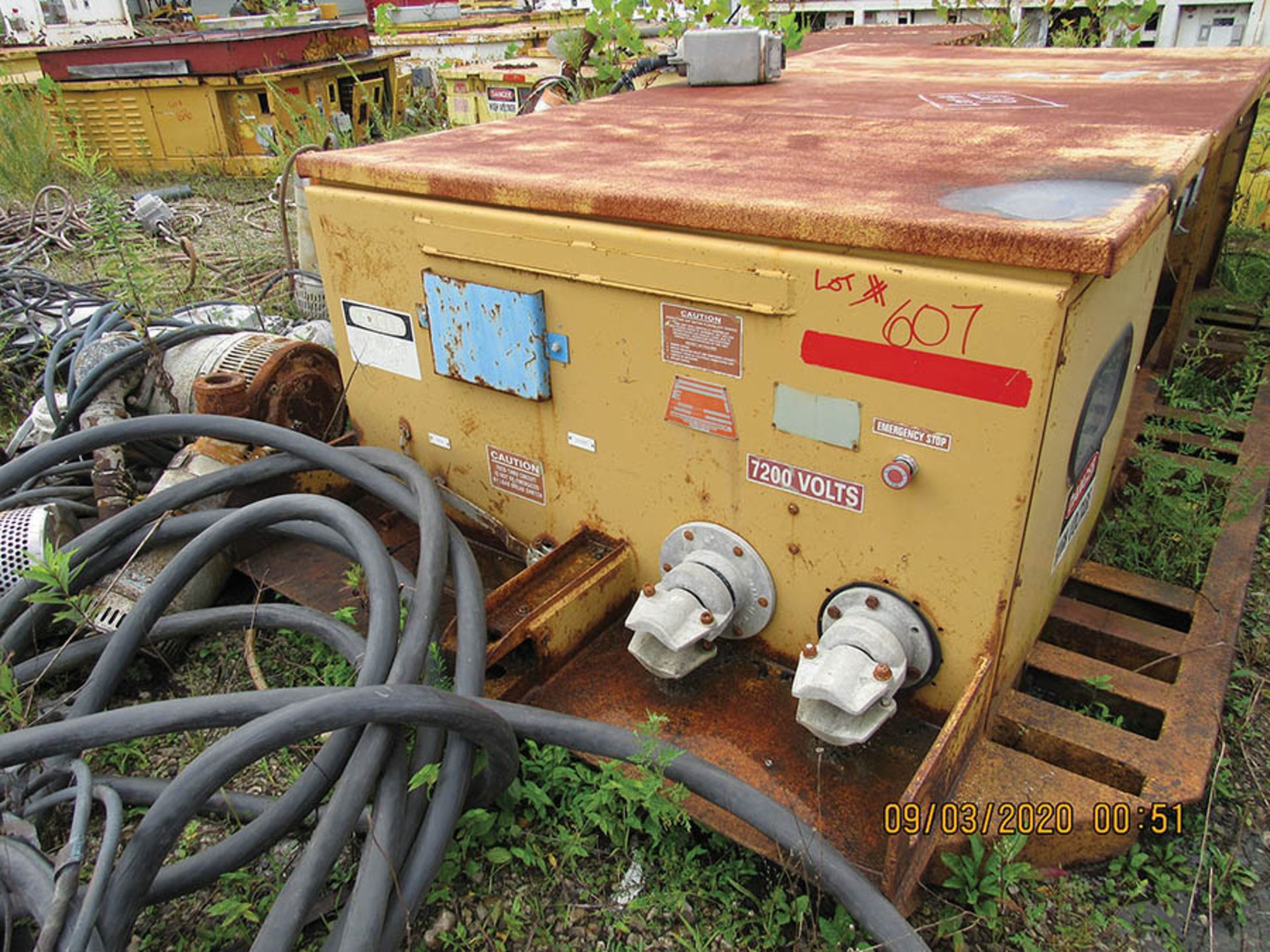 AMERICAN ELECTRICAL EQUIPMENT POWER CENTER, 300 KVA, 7,200-480 VOLTS, S/N 12,785-300-1,298