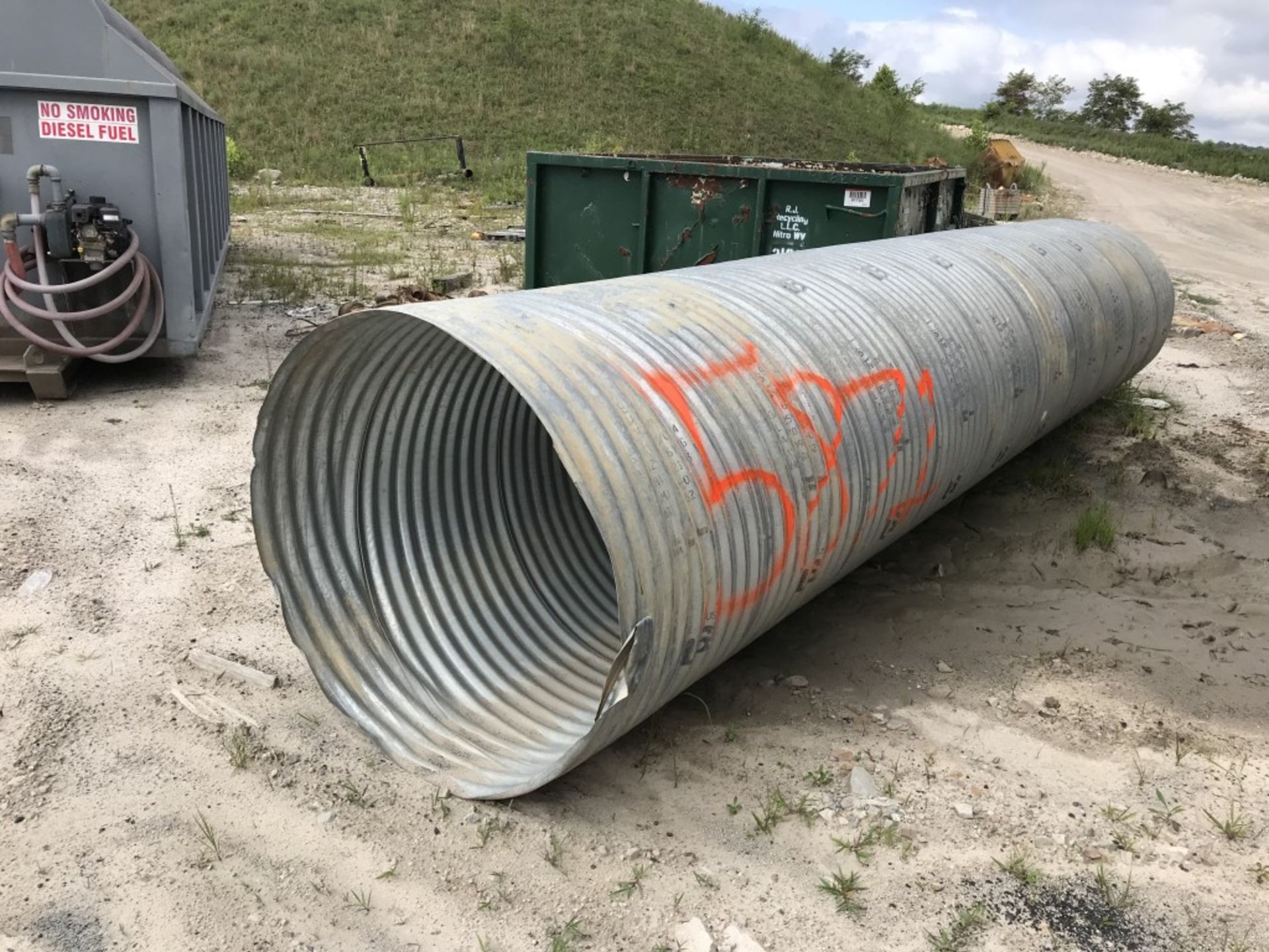 STEEL IRRIGATION, 20' X 47'' (9) PIECES LOCATION: TWIN BRANCH SOUTH