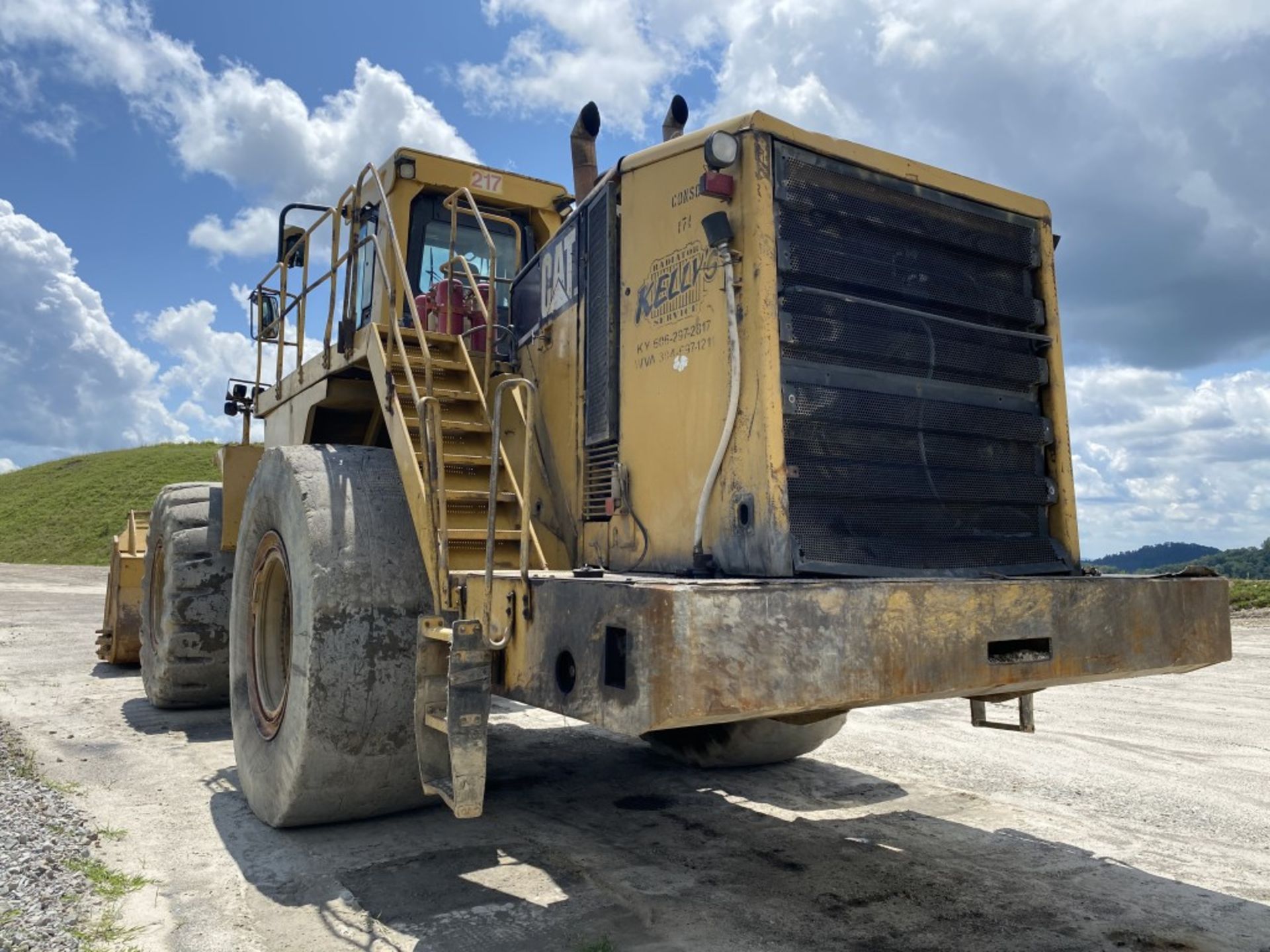 CATERPILLAR 992G WHEEL LOADER, S/N: 7HR00097 CAT3412 DIESEL ENGINE, POWERSHIFT TRANSMISSION, 45/65- - Image 5 of 28