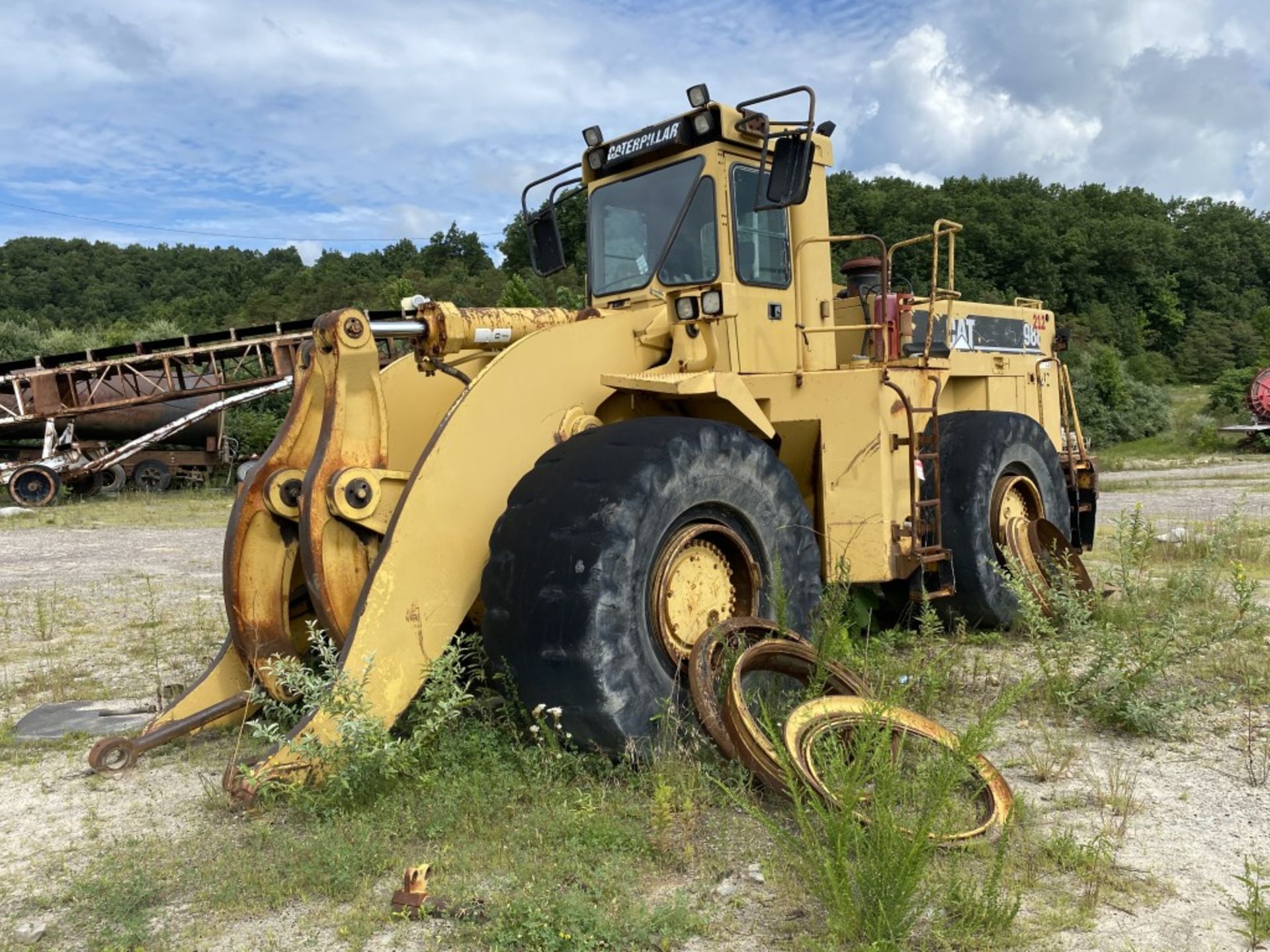 1998 CATERPILLAR 988F ARTICULATED WHEEL LOADER, ENCLOSED CAB, S/N: 8Y601152, 39,457 HOURS, PARTS