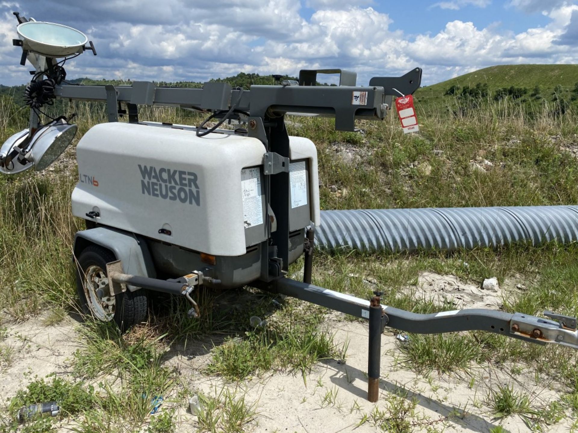 (2) TOWABLE LIGHT TOWERS FOR PARTS/REPAIR, WACKER NEUSON LTN 6, 18,833 HOURS SHOWING, 3-CYLINDER - Image 2 of 11