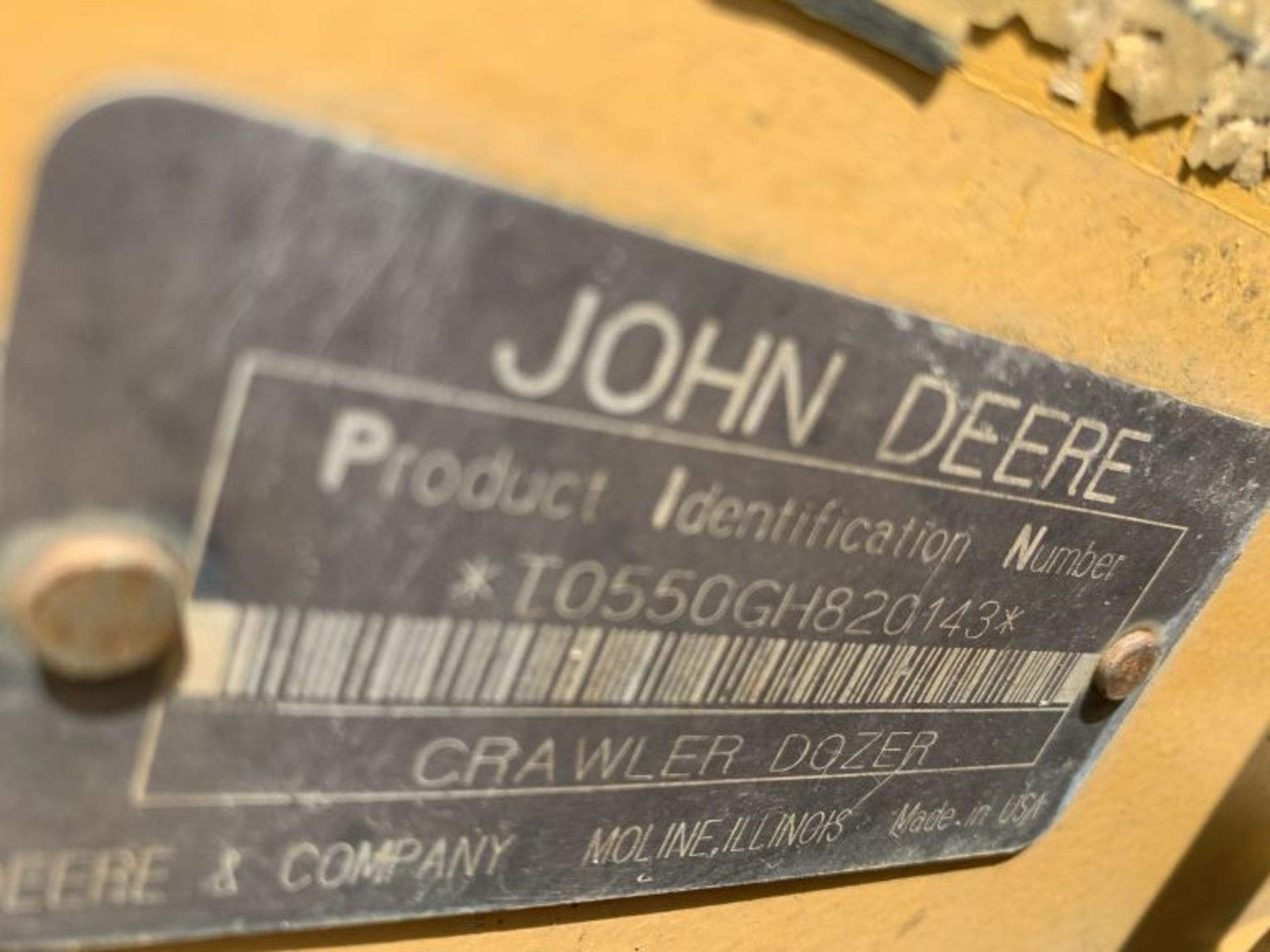 1996 JOHN DEERE 550G LT SERIES IV DOZER, JD 4 CYLINDER TURBO DIESEL, 4 SPEED POWERSHIFT TRANS, 6-WAY - Image 30 of 30