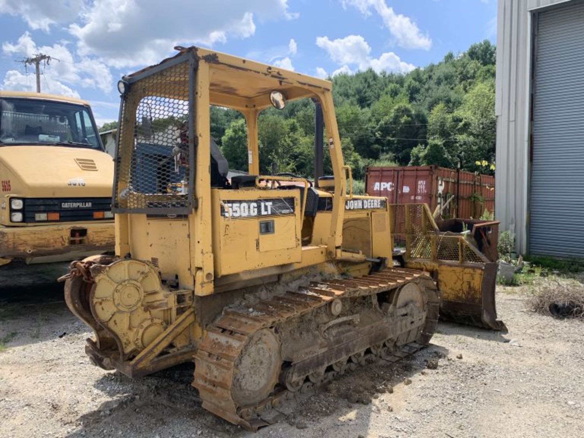 1996 JOHN DEERE 550G LT SERIES IV DOZER, JD 4 CYLINDER TURBO DIESEL, 4 SPEED POWERSHIFT TRANS, 6-WAY - Image 3 of 30