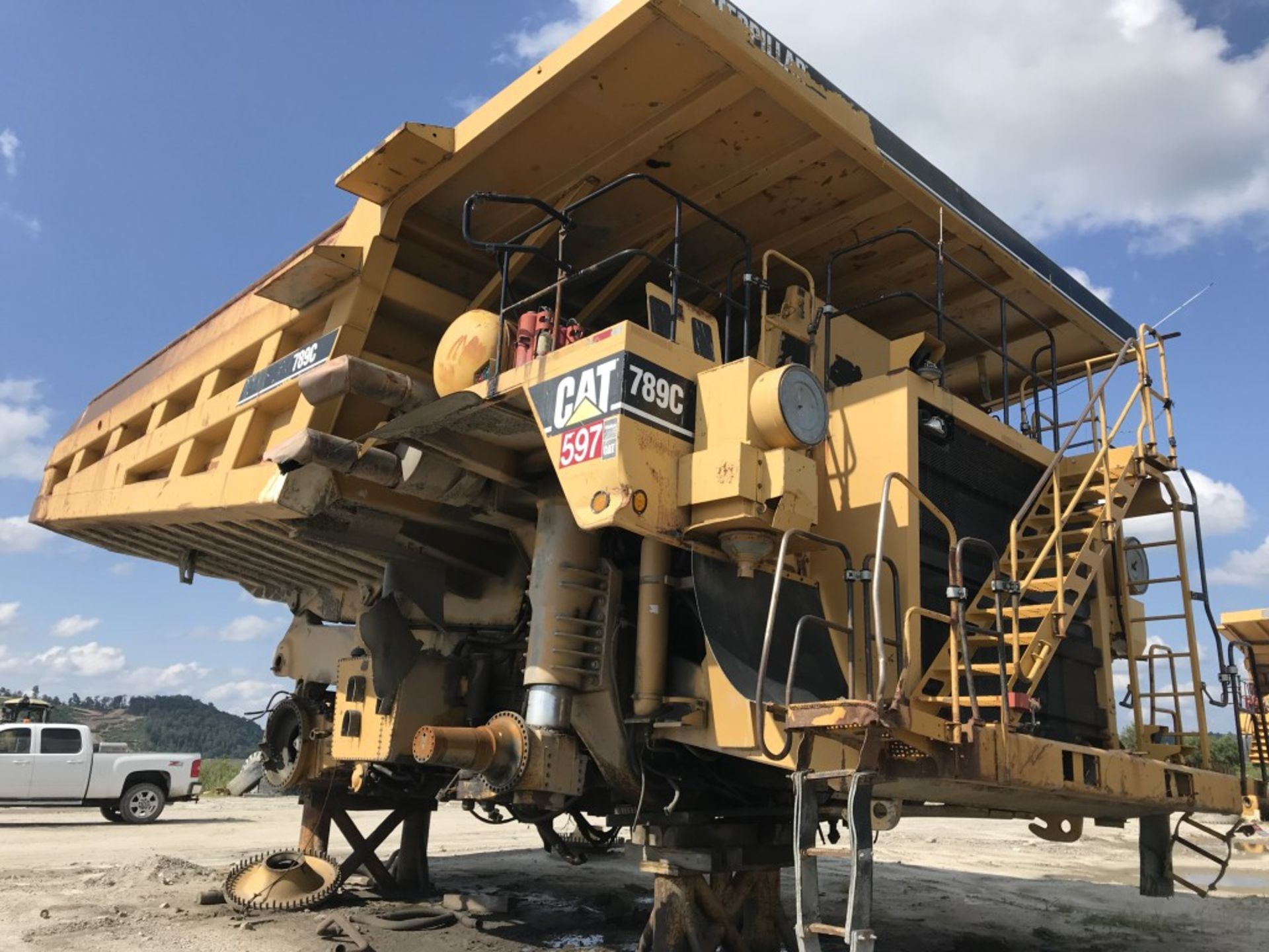 CAT 789C OFF-ROAD DUMP TRUCK FOR PARTS, S/N: CAT0789CC2BW00597, CAT V-12 DIESEL ENGINE, MISSING A