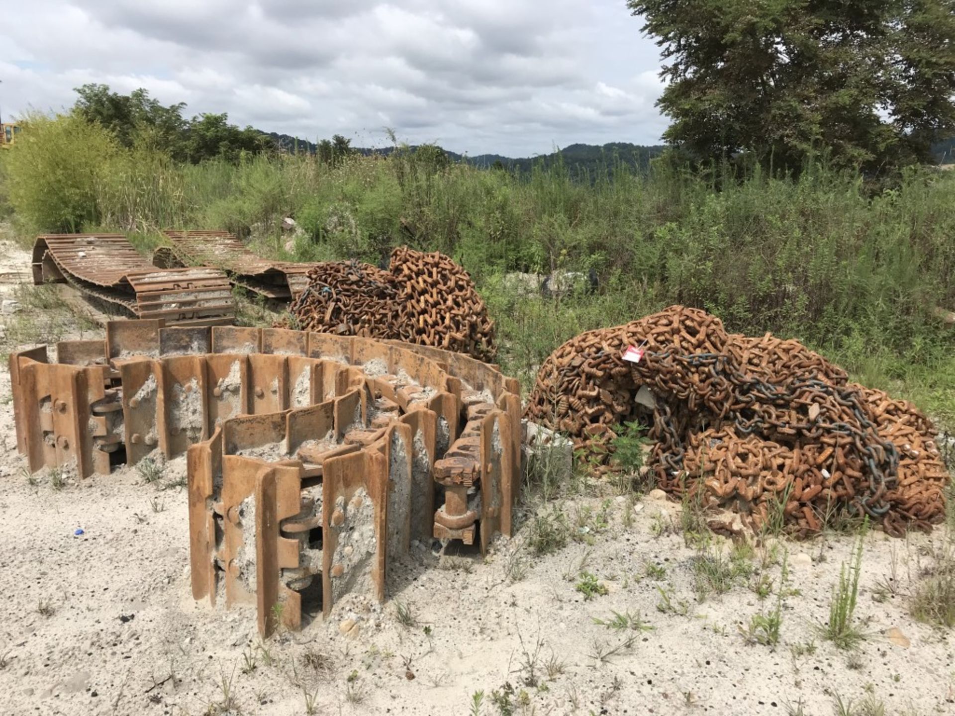 ASSORTED DOZER TRACKS AND CHAINS LOCATION: TWIN BRANCH SOUTH