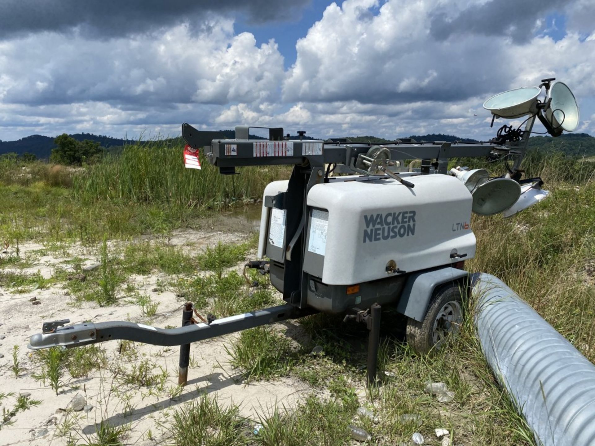 (2) TOWABLE LIGHT TOWERS FOR PARTS/REPAIR, WACKER NEUSON LTN 6, 18,833 HOURS SHOWING, 3-CYLINDER - Image 3 of 11