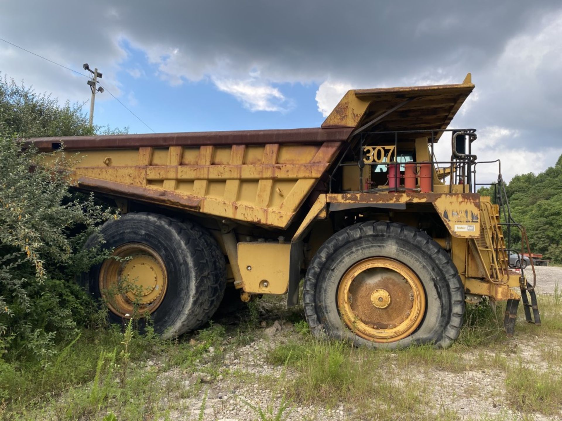 1994 CATERPILLAR 777C, ROCK TRUCK, RIGID FRAME, ENCLOSED CAB, S/N:4XJ00551, APPROX. 54,569 HOURS, - Image 3 of 20