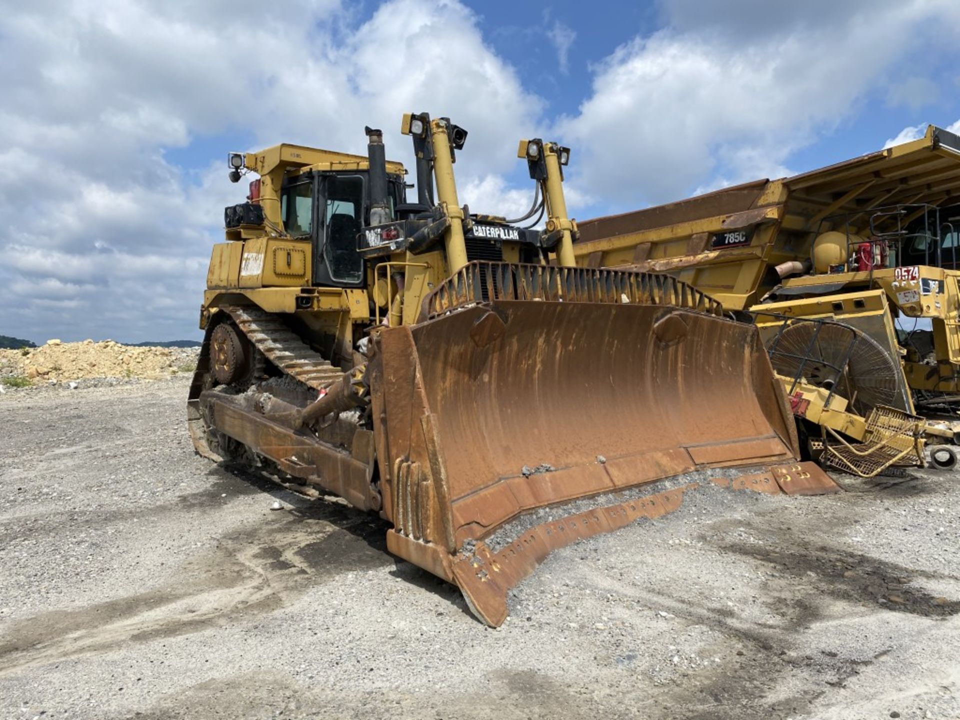 CATERPILLAR D10T DOZER, S/N: RJG00417, CAT C-27 DIESEL ENGINE, 16.5 WIDE DOZER BLADE, TILT BLADE,