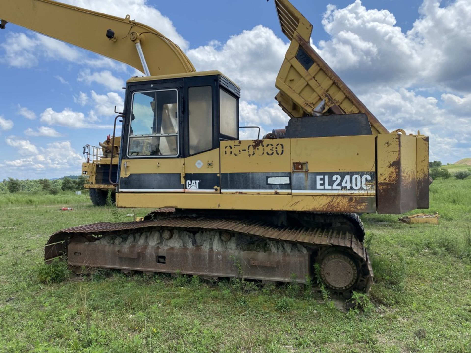 CATERPILLAR EL240C LONG REACH EXCAVATOR, P/N: 9PK00930, CAT 3116T DIESEL ENGINE, 31.5'' WIDE TRACKS, - Image 4 of 11