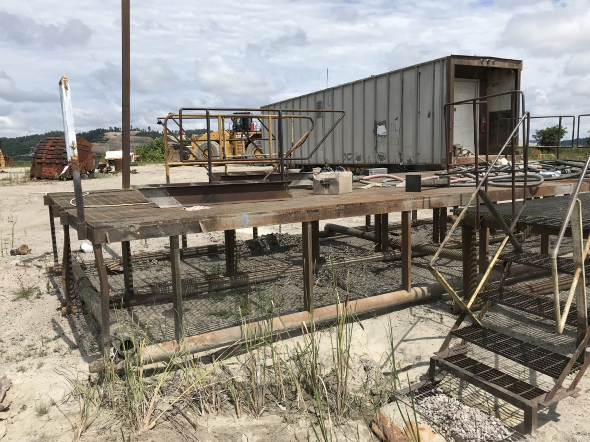 HEAVY DUTY STEEL STANDS WITH LADDERS (3) LOCATION: TWIN BRANCH SOUTH - Image 2 of 5