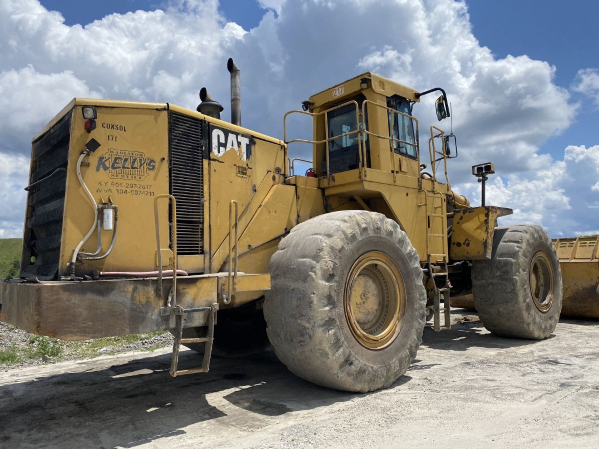 CATERPILLAR 992G WHEEL LOADER, S/N: 7HR00097 CAT3412 DIESEL ENGINE, POWERSHIFT TRANSMISSION, 45/65- - Image 4 of 28