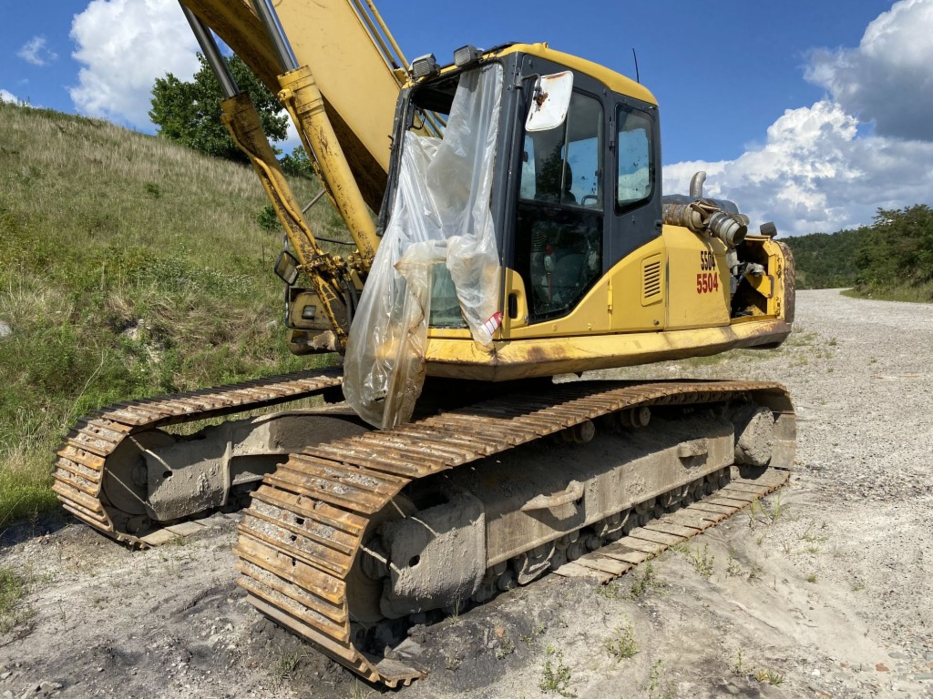 2003 KOMATSU PC300LC-7L HYDRAULIC EXCAVATOR, ENCLOSED CAB, S/N:A85665, 20,351 HOURS, 34'' TRACK SHOE - Image 7 of 23