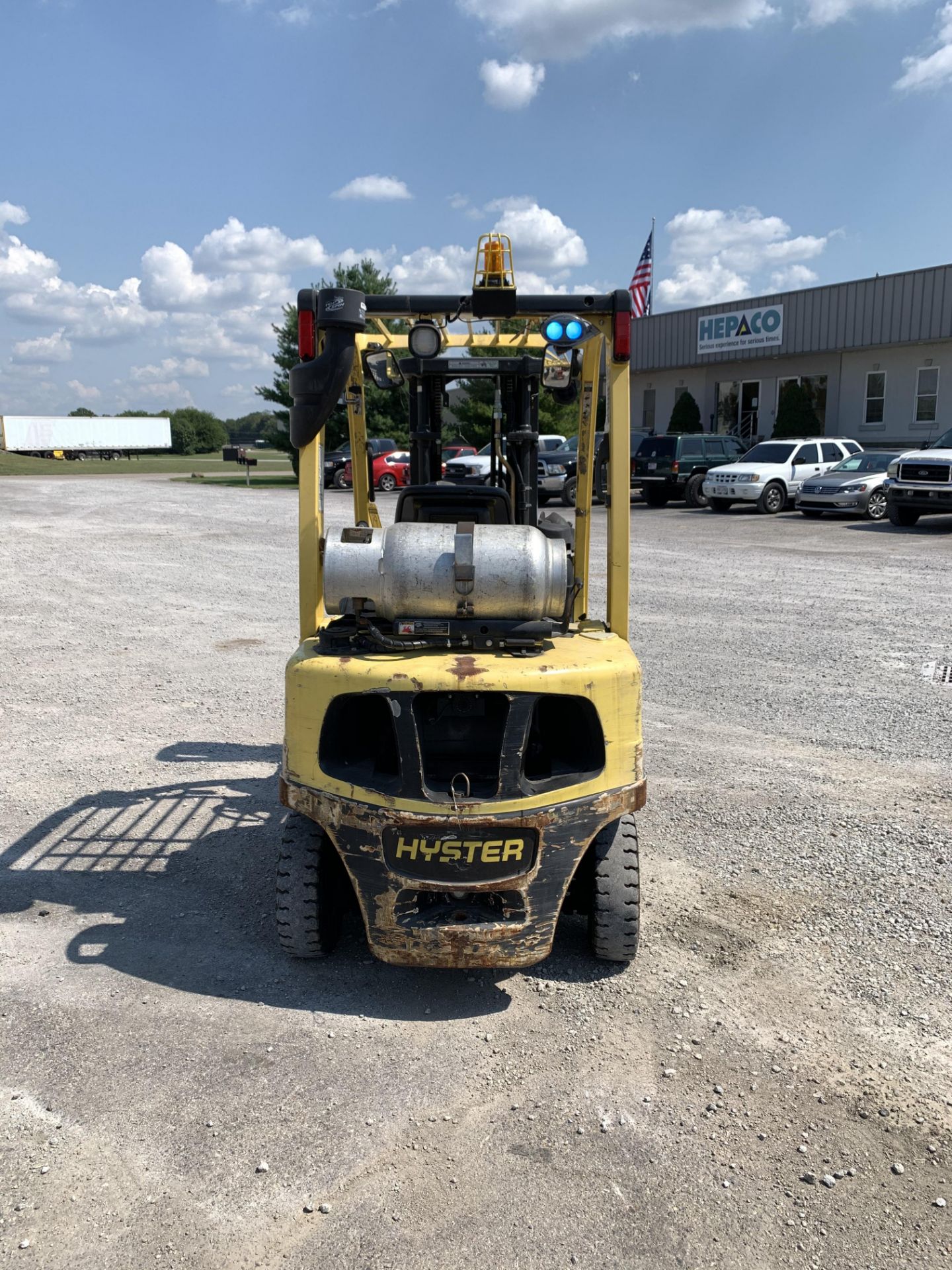 2010 HYSTER 5,000-LB., MODEL: H50FT, S/N: L177V05704H, LPG, MONOTROL TRANSMISSION, PNEUMATIC - Image 4 of 6