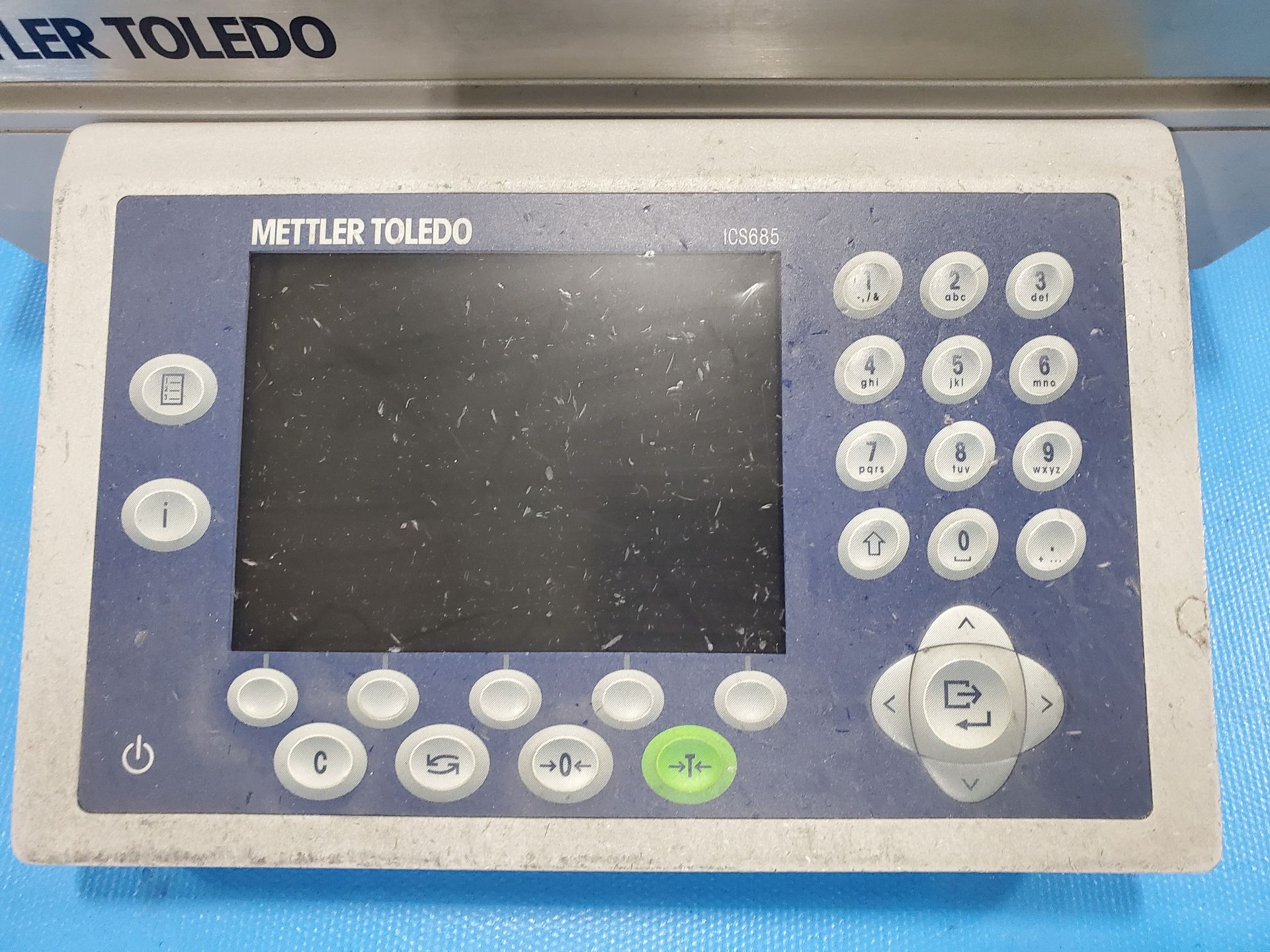 13 3/4'' X 9 1/2'' METLER-TOLEDO DIGITAL PLATFORM BENCH SCALE, ICS685 TOUCH BUTTON DRO CONTROL, - Image 5 of 6