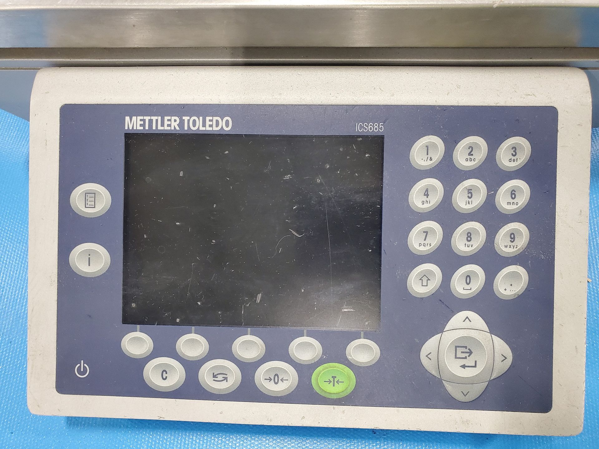 13 3/4'' X 9 1/2'' METLER-TOLEDO DIGITAL PLATFORM BENCH SCALE, ICS685 TOUCH BUTTON DRO CONTROL, - Image 6 of 6