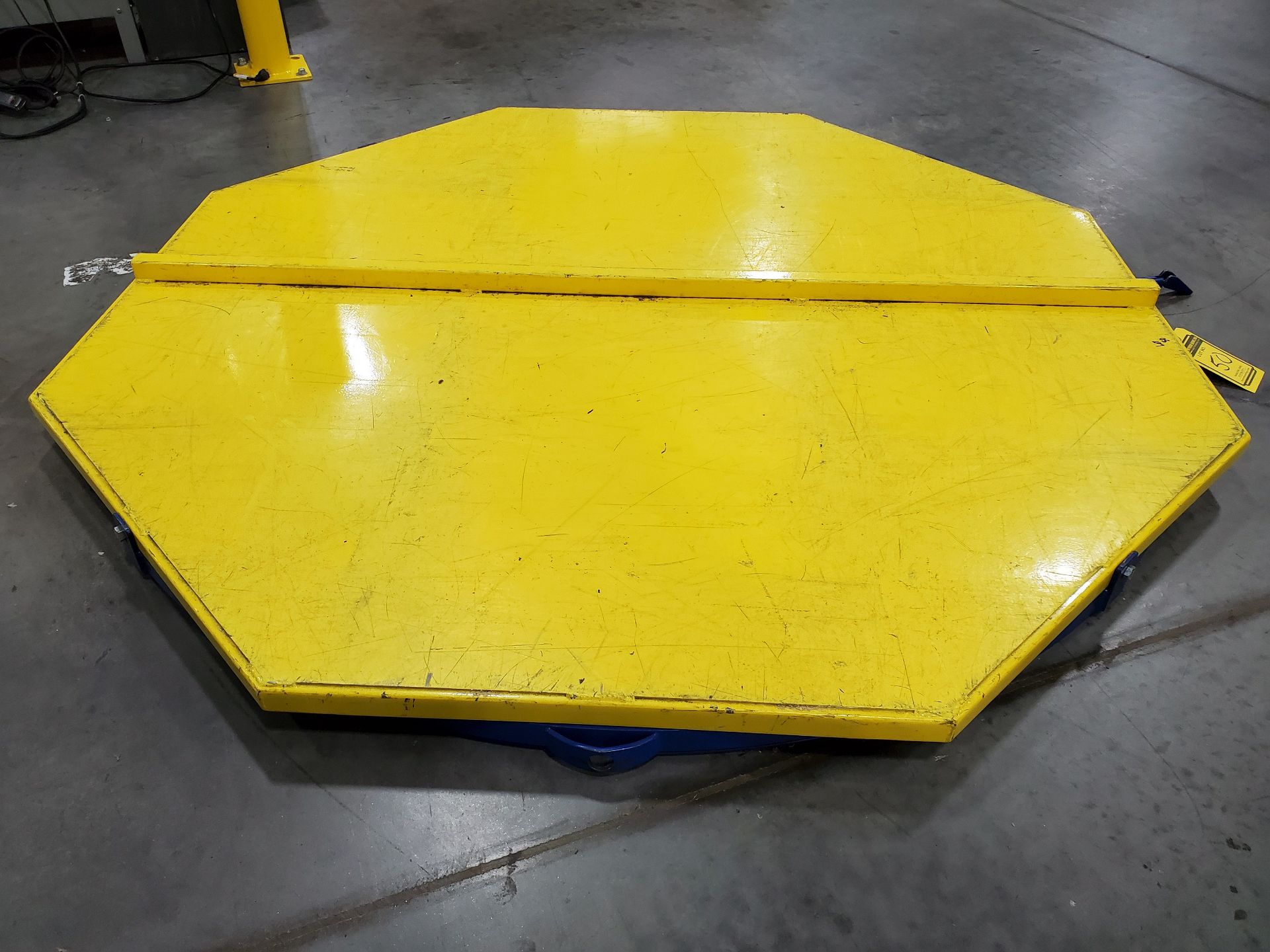 6,000 LB. 72'' X 72'' OCTAGON ROTARY FLOOR TURN TABLES, MODEL CA-72-6 - Image 3 of 5