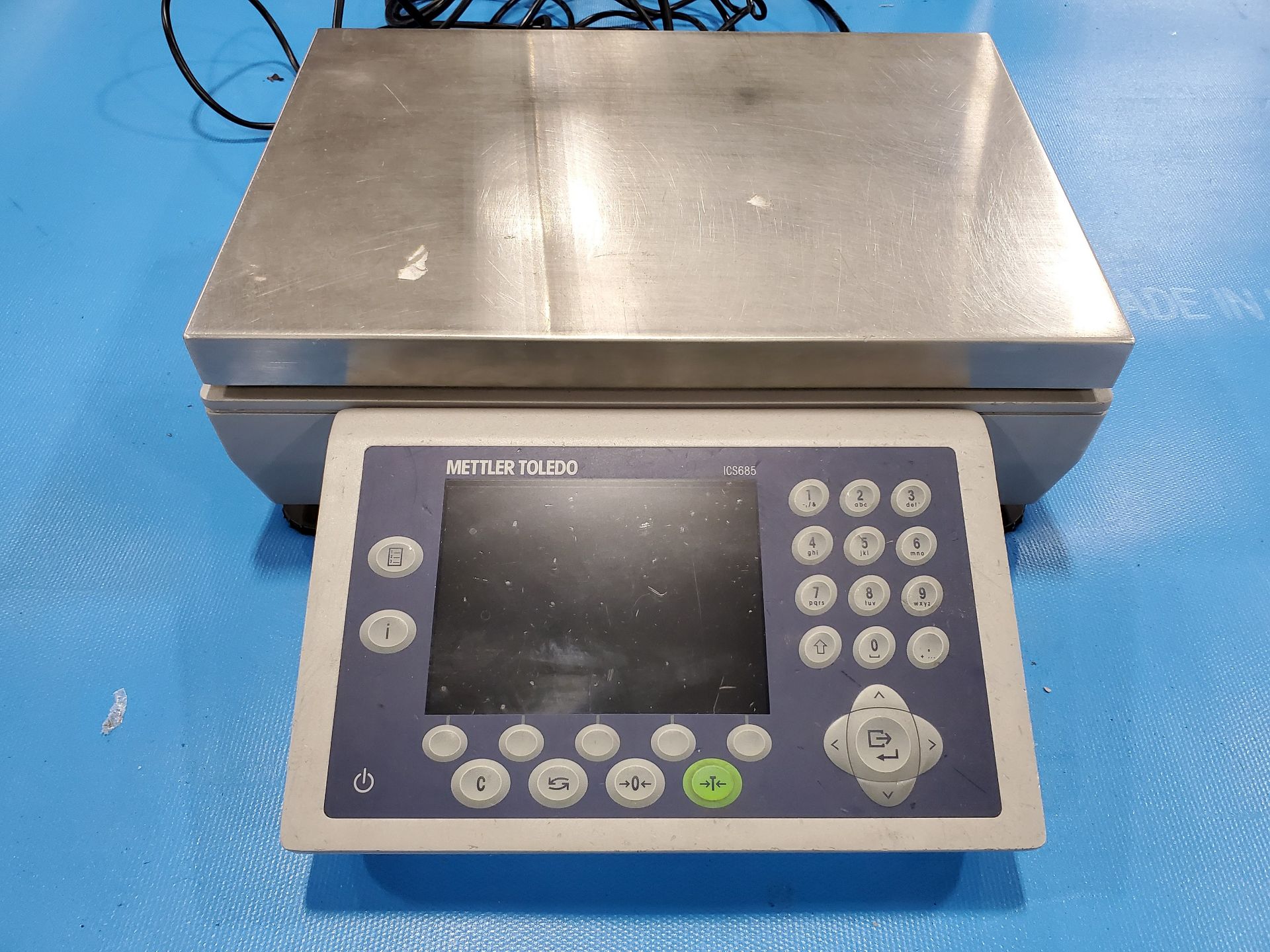 13 3/4'' X 9 1/2'' METLER-TOLEDO DIGITAL PLATFORM BENCH SCALE, ICS685 TOUCH BUTTON DRO CONTROL,