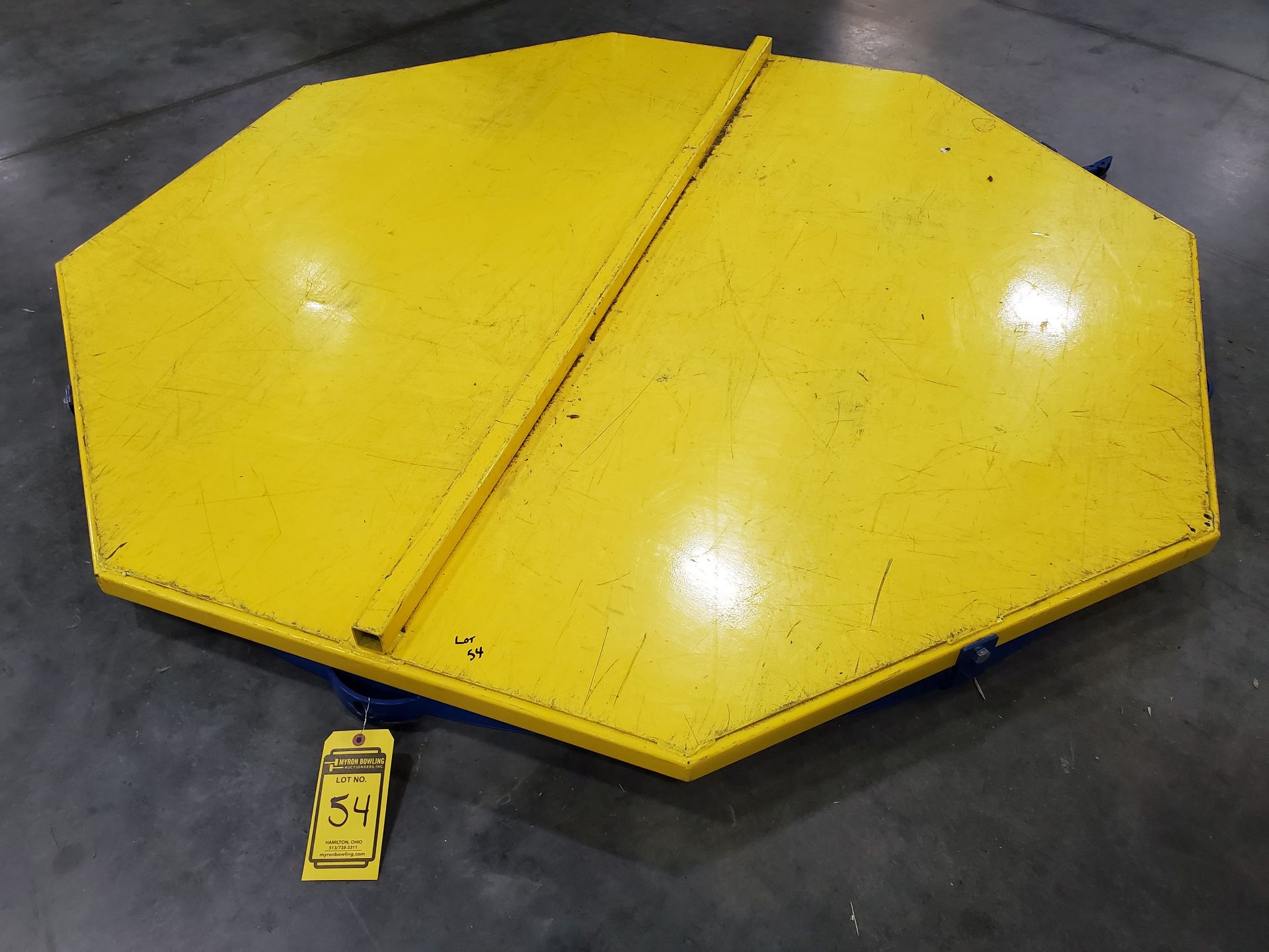 6,000 LB. 72'' X 72'' OCTAGON ROTARY FLOOR TURN TABLES, MODEL CA-72-6