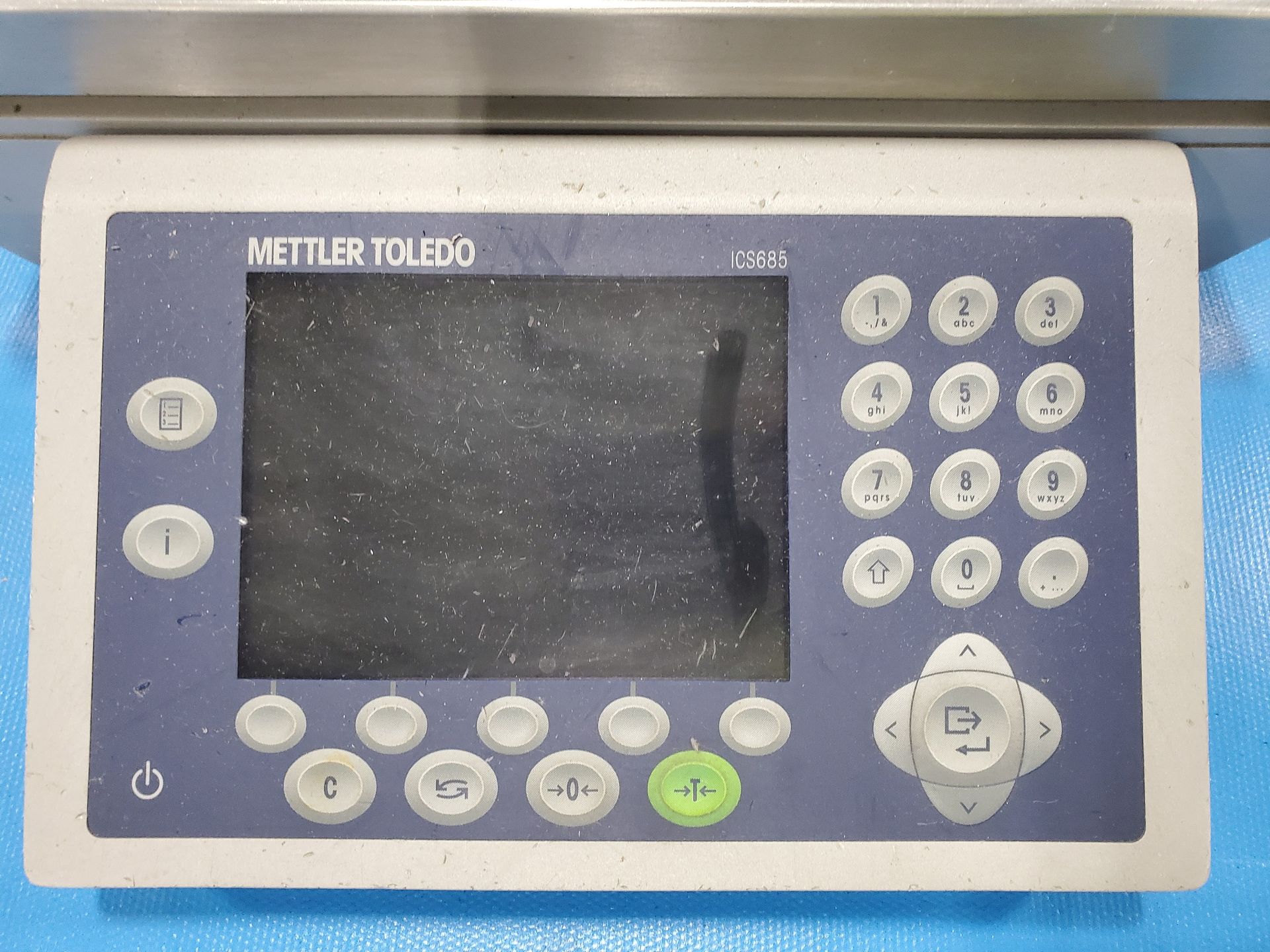 13 3/4'' X 9 1/2'' METLER-TOLEDO DIGITAL PLATFORM BENCH SCALE, ICS685 TOUCH BUTTON DRO CONTROL, - Image 6 of 6