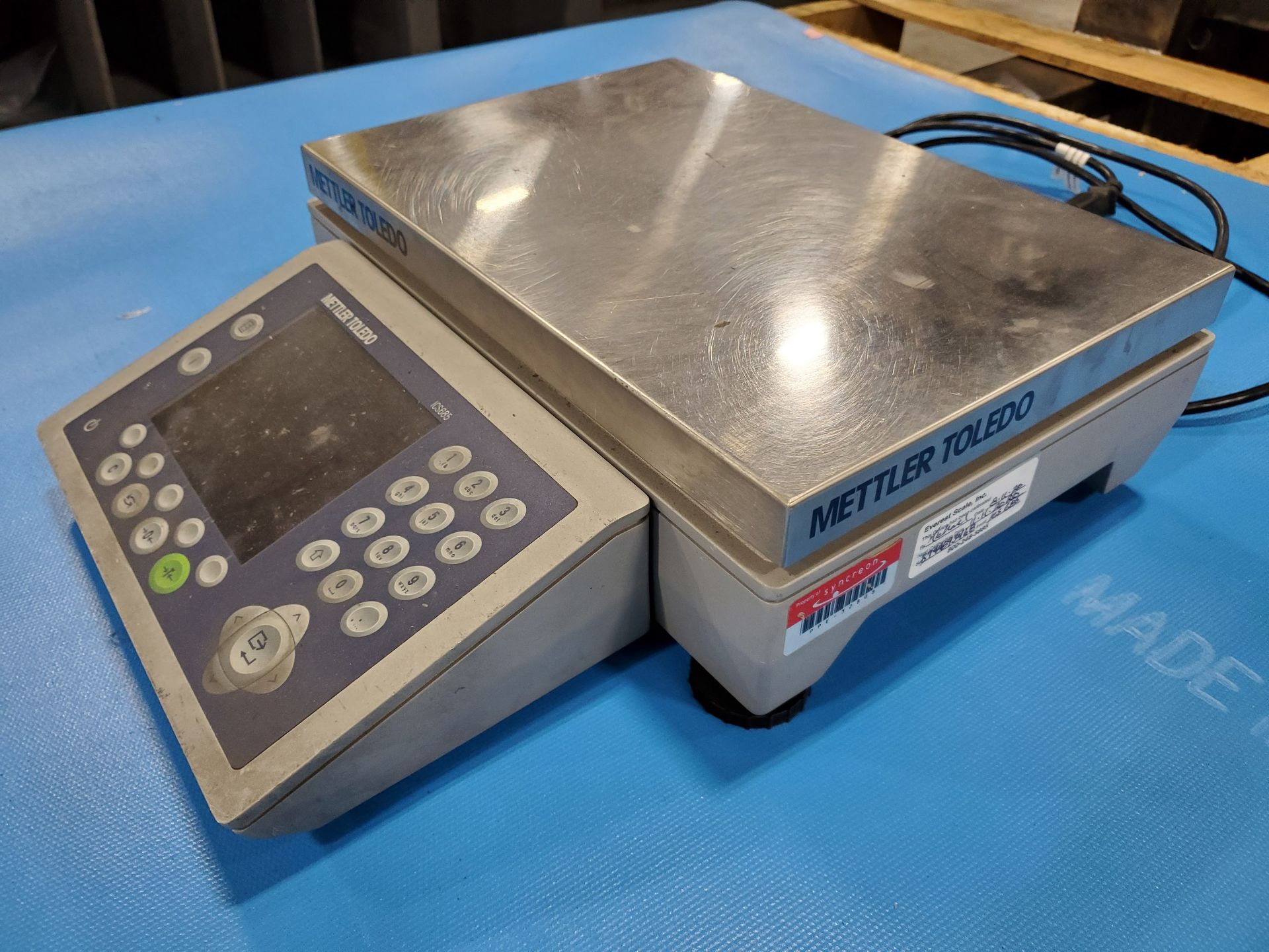 13 3/4'' X 9 1/2'' METLER-TOLEDO DIGITAL PLATFORM BENCH SCALE, ICS685 TOUCH BUTTON DRO CONTROL, - Image 3 of 5