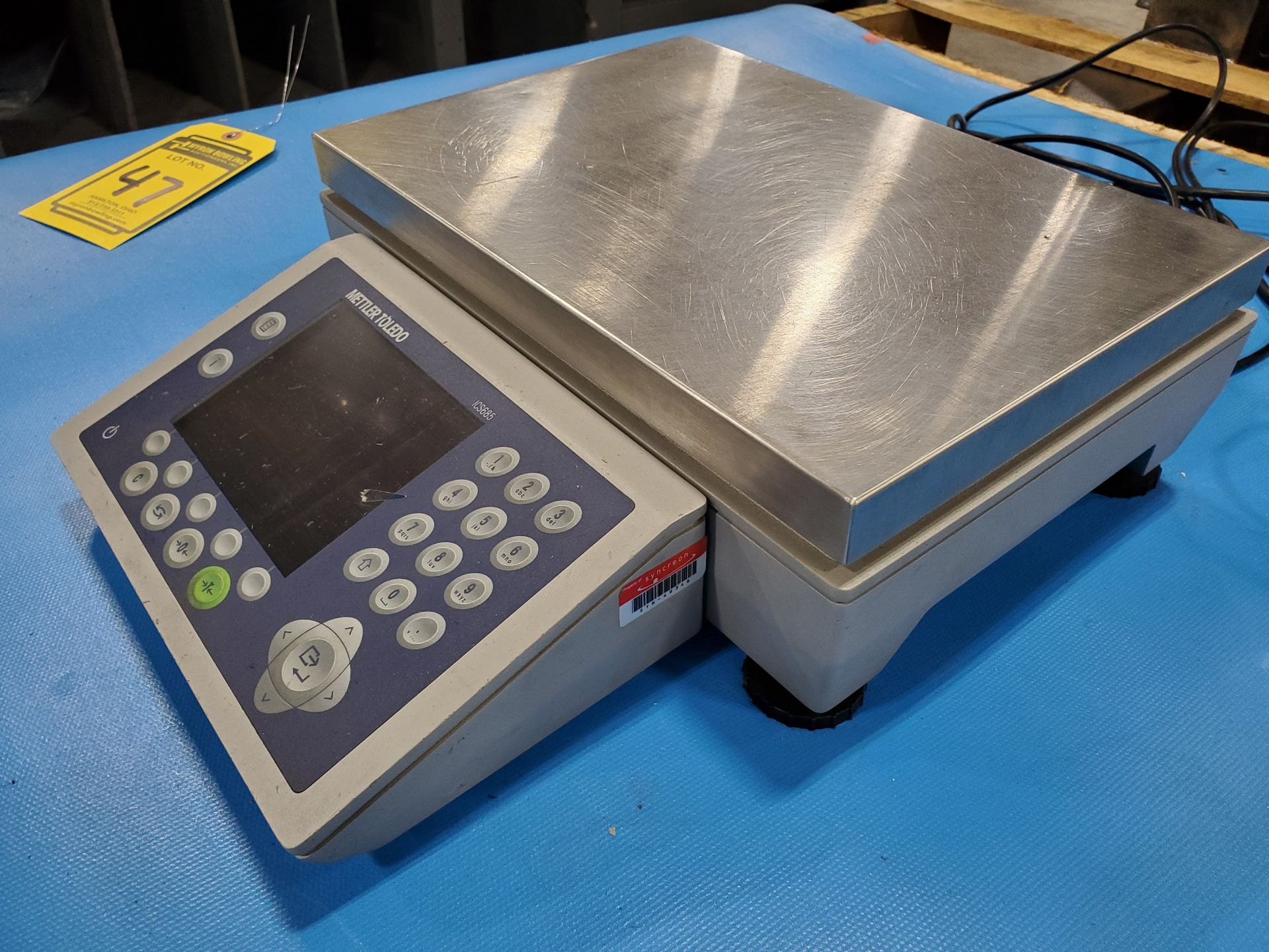 13 3/4'' X 9 1/2'' METLER-TOLEDO DIGITAL PLATFORM BENCH SCALE, ICS685 TOUCH BUTTON DRO CONTROL, - Image 3 of 6