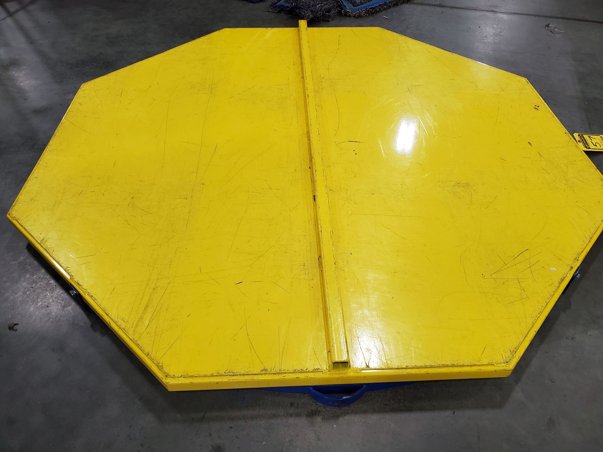 6,000 LB. 72'' X 72'' OCTAGON ROTARY FLOOR TURN TABLES, MODEL CA-72-6 - Image 3 of 4