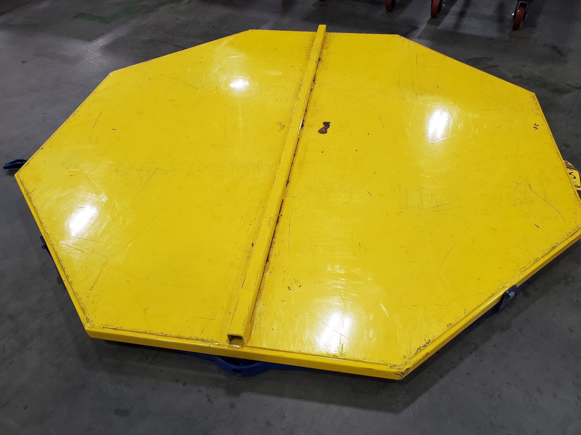 6,000 LB. 72'' X 72'' OCTAGON ROTARY FLOOR TURN TABLES, MODEL CA-72-6 - Image 3 of 4