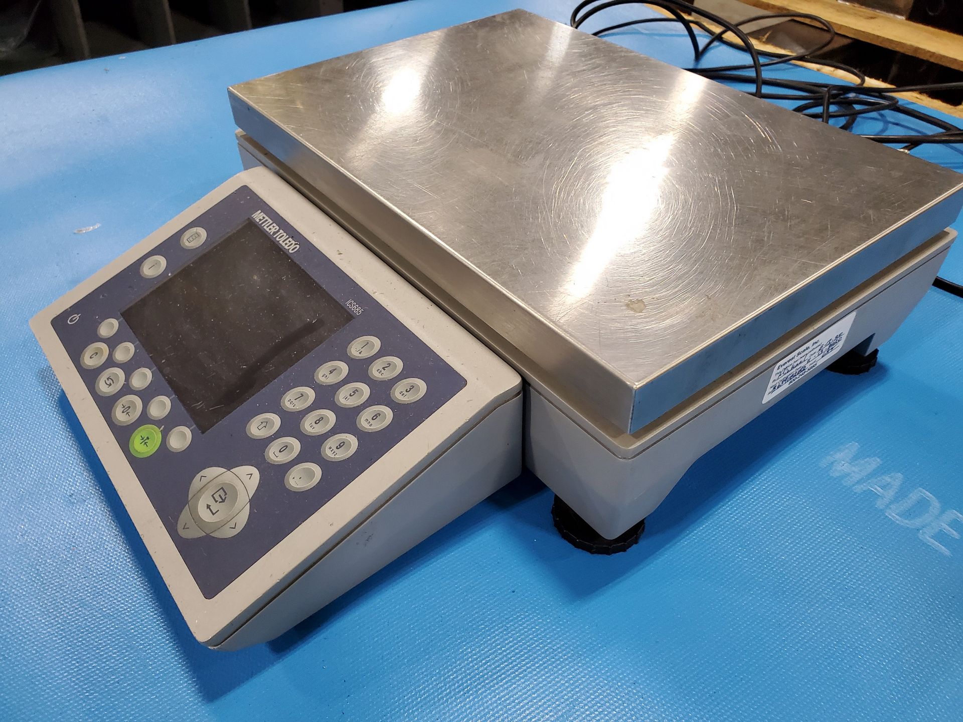 13 3/4'' X 9 1/2'' METLER-TOLEDO DIGITAL PLATFORM BENCH SCALE, ICS685 TOUCH BUTTON DRO CONTROL, - Image 3 of 6