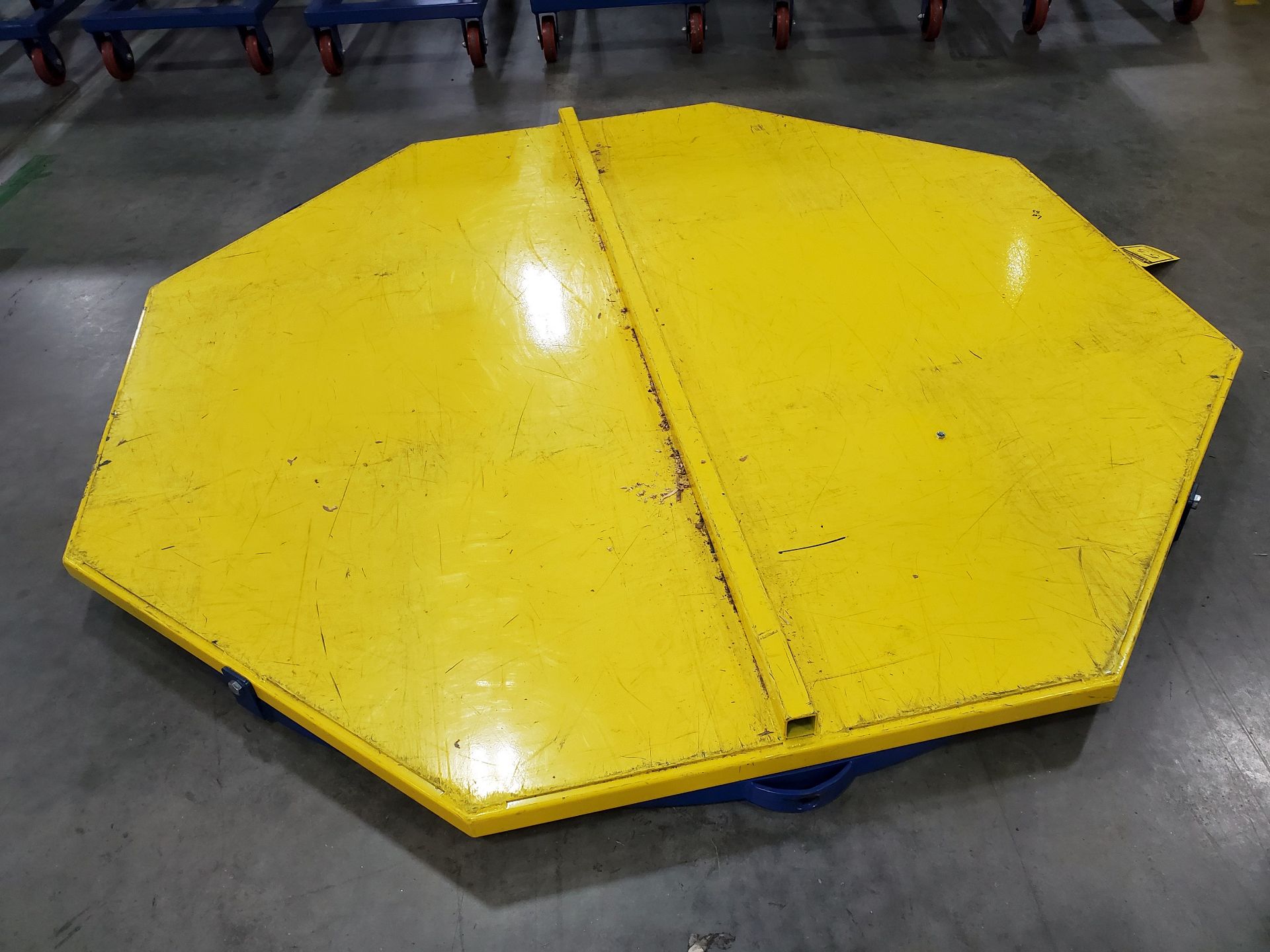 6,000 LB. 72'' X 72'' OCTAGON ROTARY FLOOR TURN TABLES, MODEL CA-72-6 - Image 2 of 4