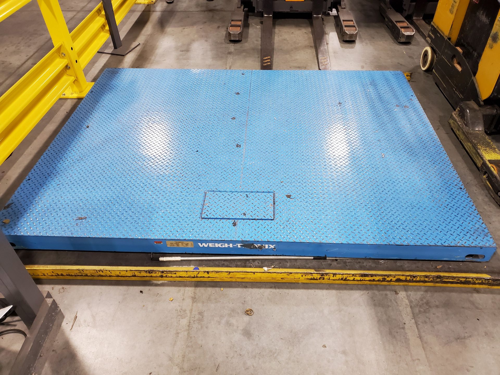 96''X 72'' AVERY WEIGHT-TRONIX DIGITAL FLOOR SCALE WITH METTLER-TOLEDO IND246 DRO UNIT, MODEL - Image 2 of 9