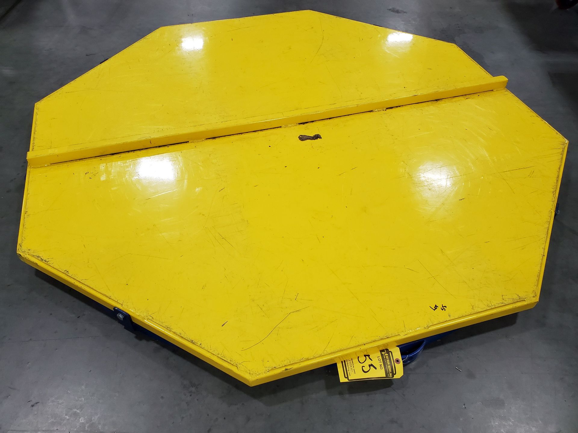 6,000 LB. 72'' X 72'' OCTAGON ROTARY FLOOR TURN TABLES, MODEL CA-72-6