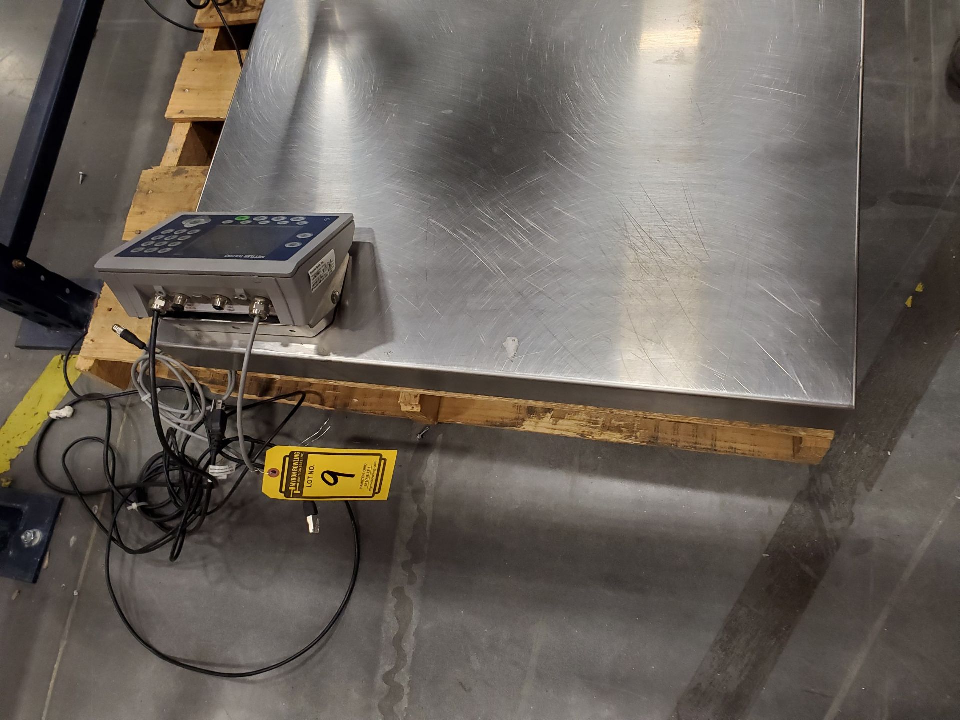 31 ½’‘ X 23 ¾’‘ METLER-TOLEDO DIGITAL PLATFORM BENCH SCALE, MODEL PB655-CC60, 120 LB. CAPACITY, - Image 4 of 8