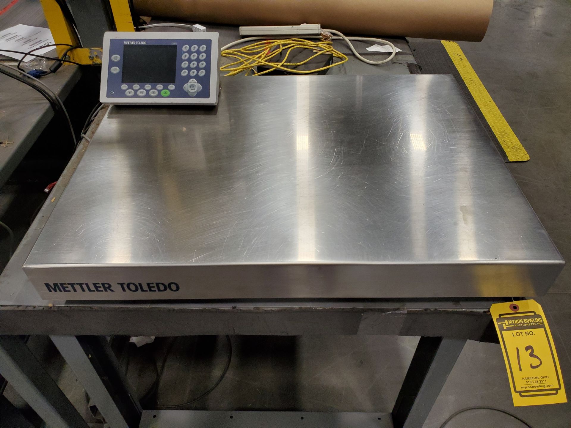 31 ½’‘ X 23 ¾’‘ METLER-TOLEDO DIGITAL PLATFORM BENCH SCALE, MODEL PB655-CC60, 120 LB. CAPACITY, - Image 2 of 7