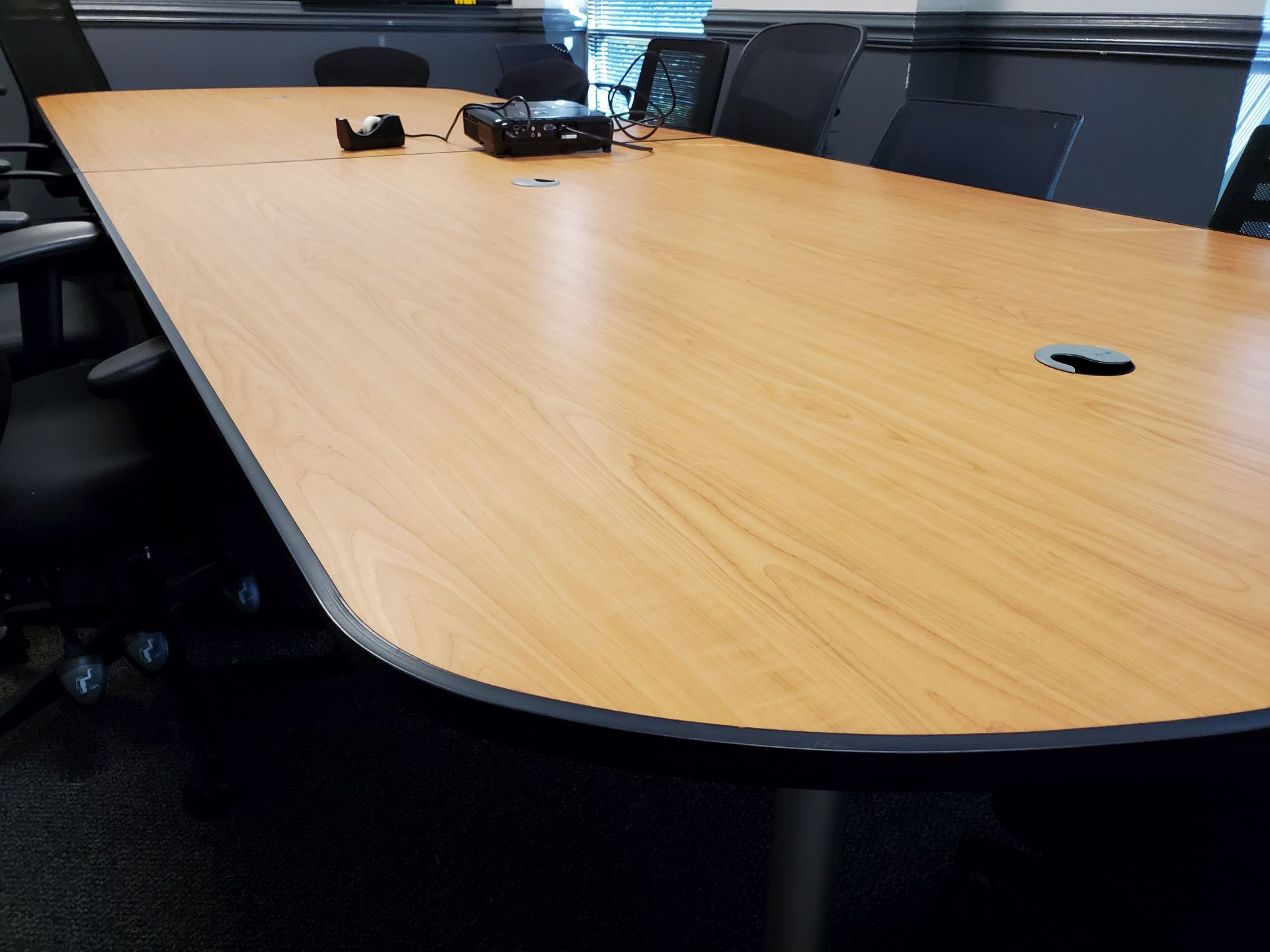 CONFERENCE ROOM – TABLE, CONFERENCE OFFICE CHAIRS & CABINETS - Image 5 of 5