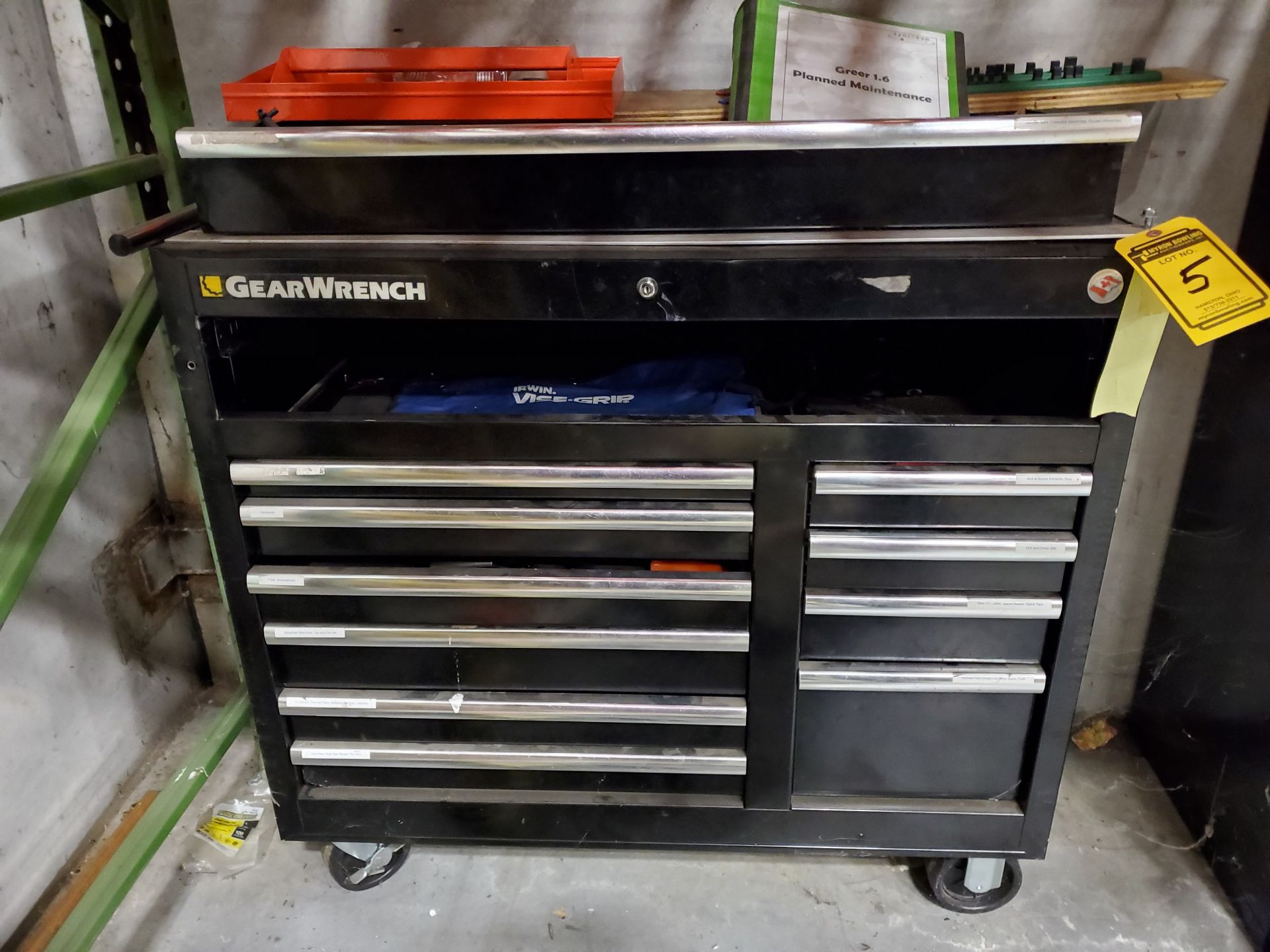 GEARWRENCH 11-DRAWER ROLLING TOOL CABINET - Image 6 of 6