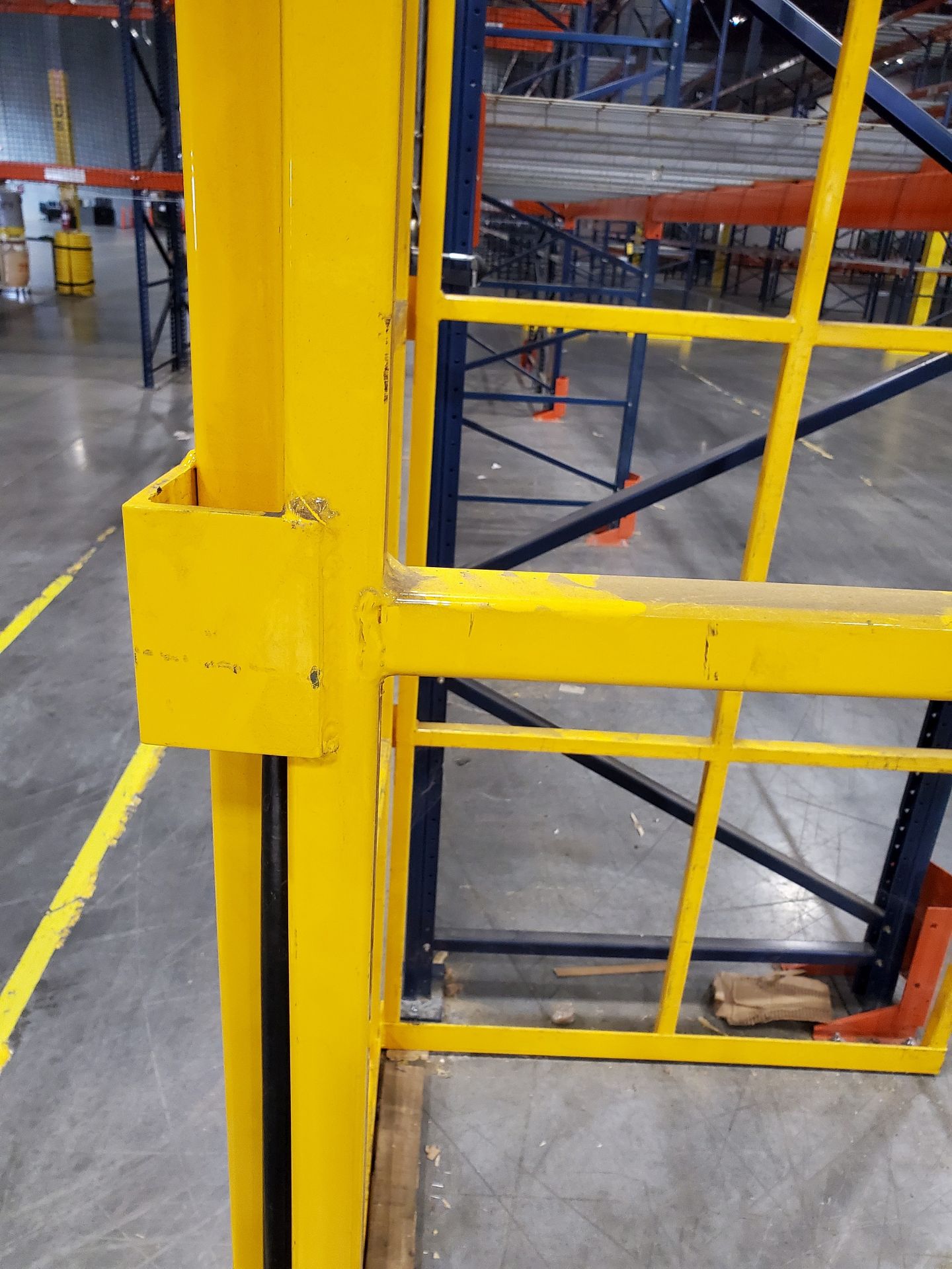 (3) STEEL PALLET STACKER FRAMES, 55 1/2’‘ X 53’‘ X 97’‘ TALL - Image 2 of 4