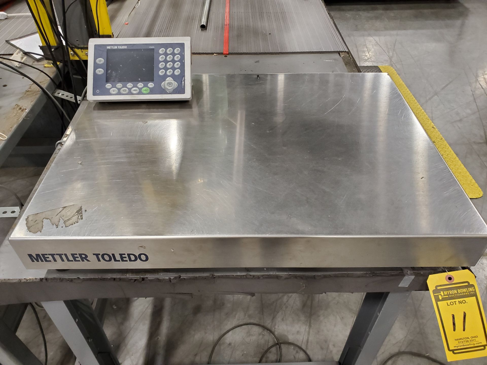 31 ½’‘ X 23 ¾’‘ METLER-TOLEDO DIGITAL PLATFORM BENCH SCALE, MODEL PB655-CC60, 120 LB. CAPACITY,