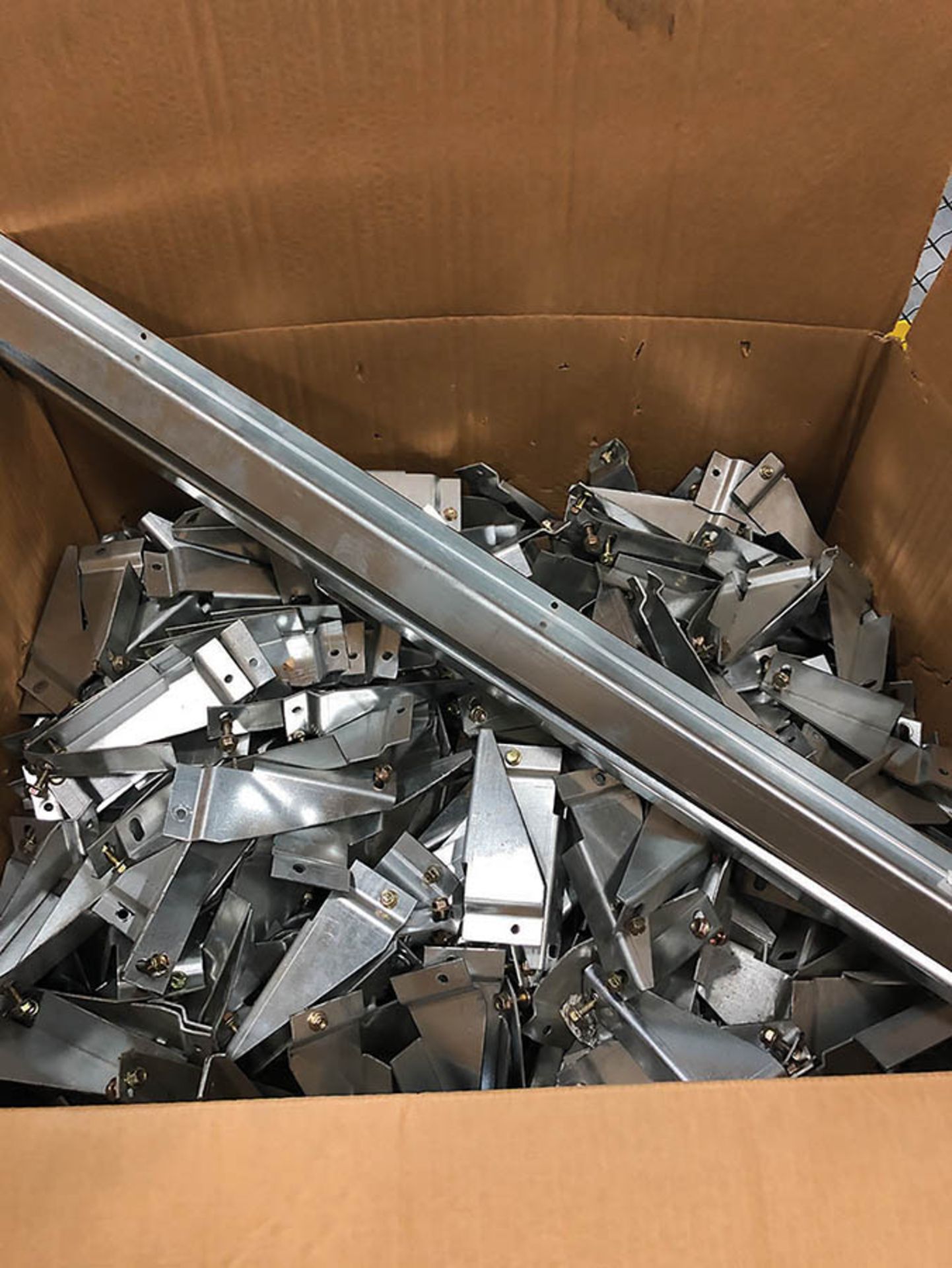 BOX OF ASSORTED BRACKETS