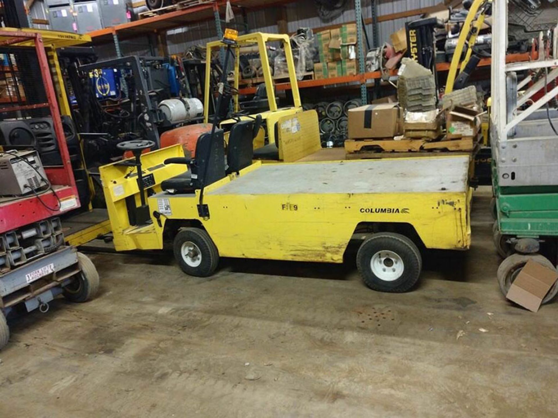 2016 COLUMBIA MAINTENANCE CART, MODEL: BC3-L-36, S/N B3LE3-4VQ0291, 3,200 LB. CAP., 36V. ON-BOARD