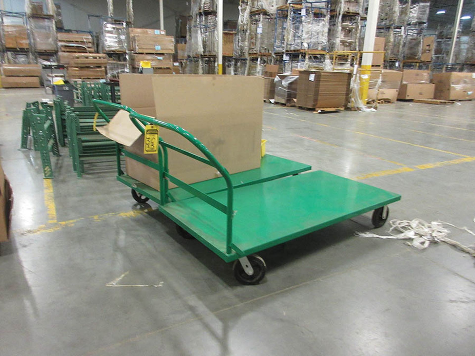 (5) ULINE STOCKROOM CARTS