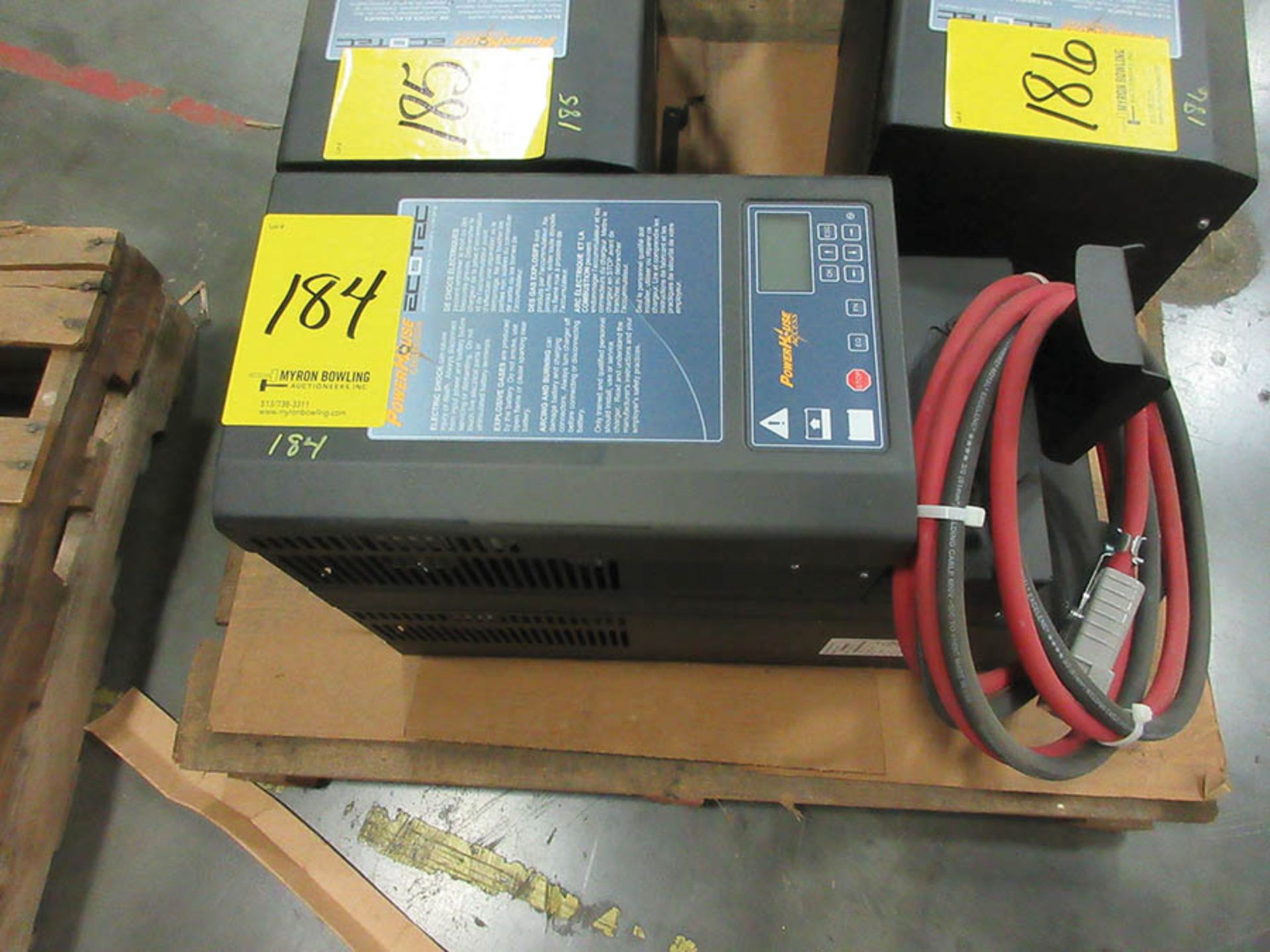 (NEW) POWERHOUSE ACCESS 36V. BATTERY CHARGER, MODEL: 36-765-330C, D.R.O., S/N 17H7720