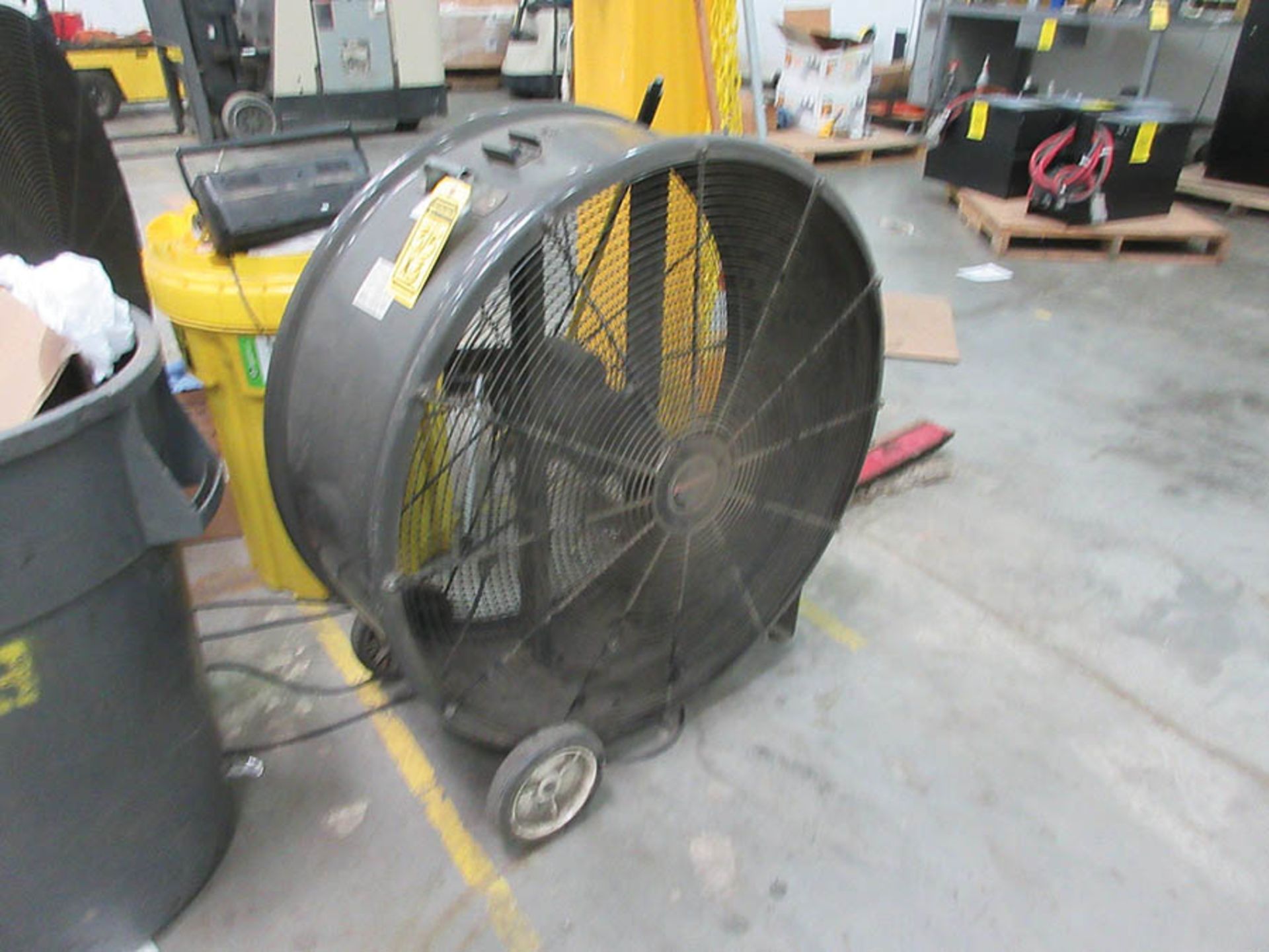 (3) ASSORTED DRUM FANS, 36'' AND 42''