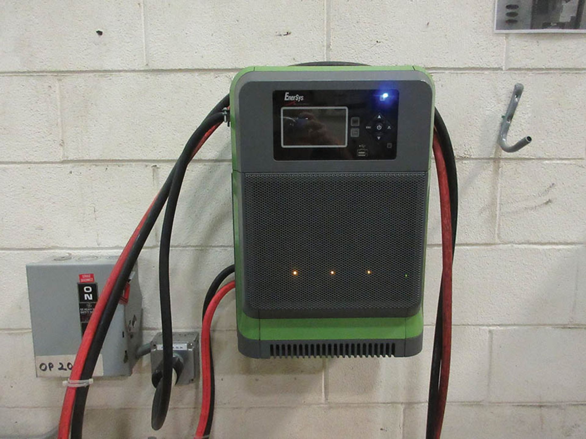 ENFORCER IMPAQT MULTI-CHARGE BATTERY CHARGER, MODEL: E1P3-1N-4Y, 24/36/48V., D.R.O., S/N NE209591